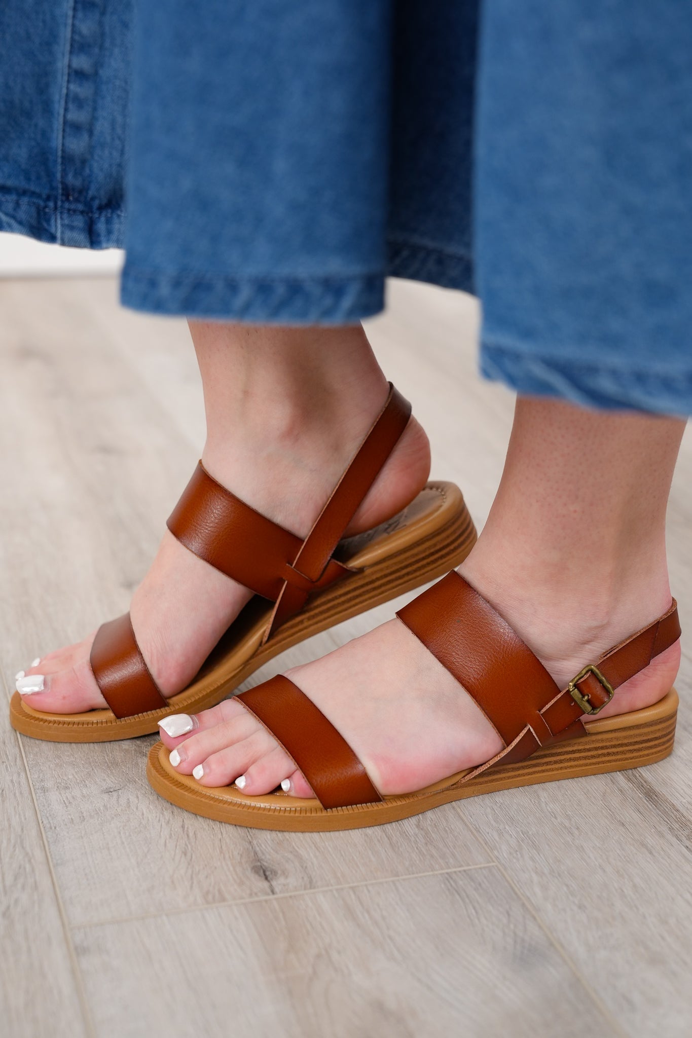 Restock! Blowfish Vegan Leather Low Wedge Heel