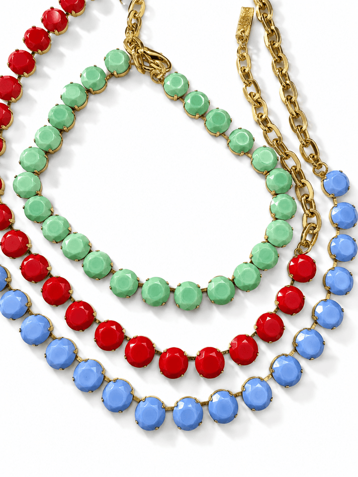 TOVA The Sofia Wesley Crystal Necklace - Freckled Poppy