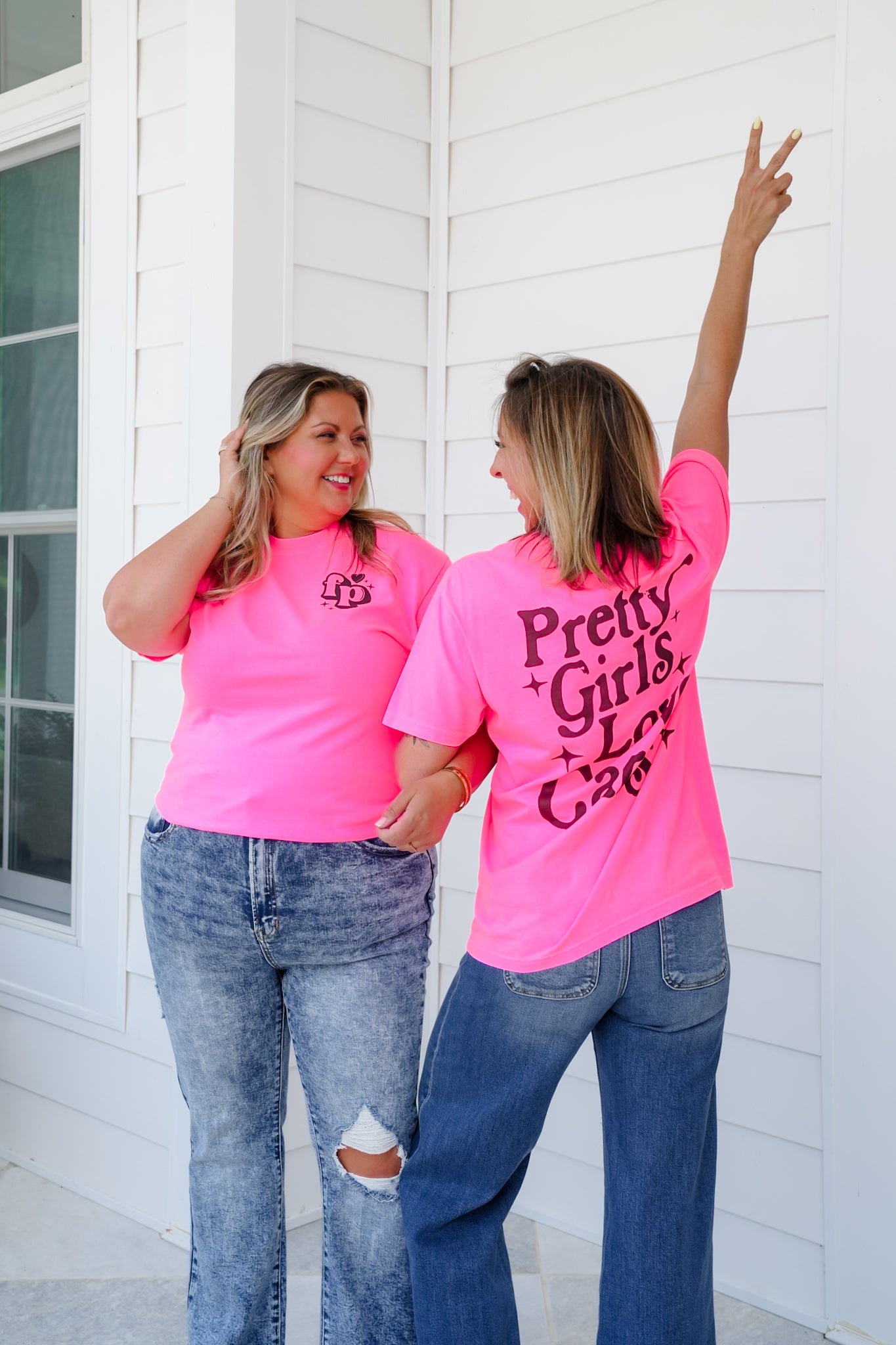 Plus/Reg Short Sleeve "FP Pretty Girls Love Cars" Graphic Tee
