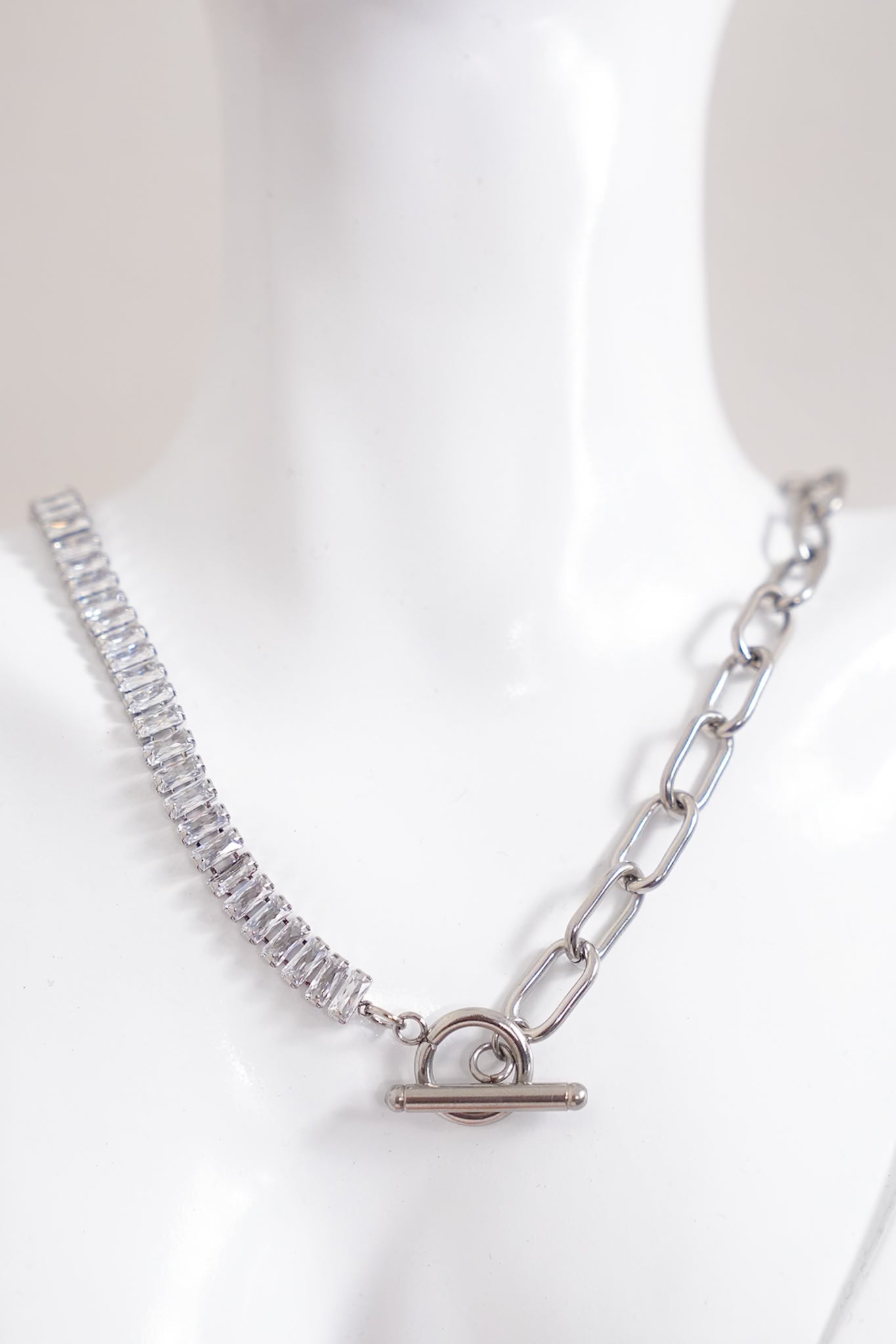 Lauren Kenzie Crystal Link Necklace