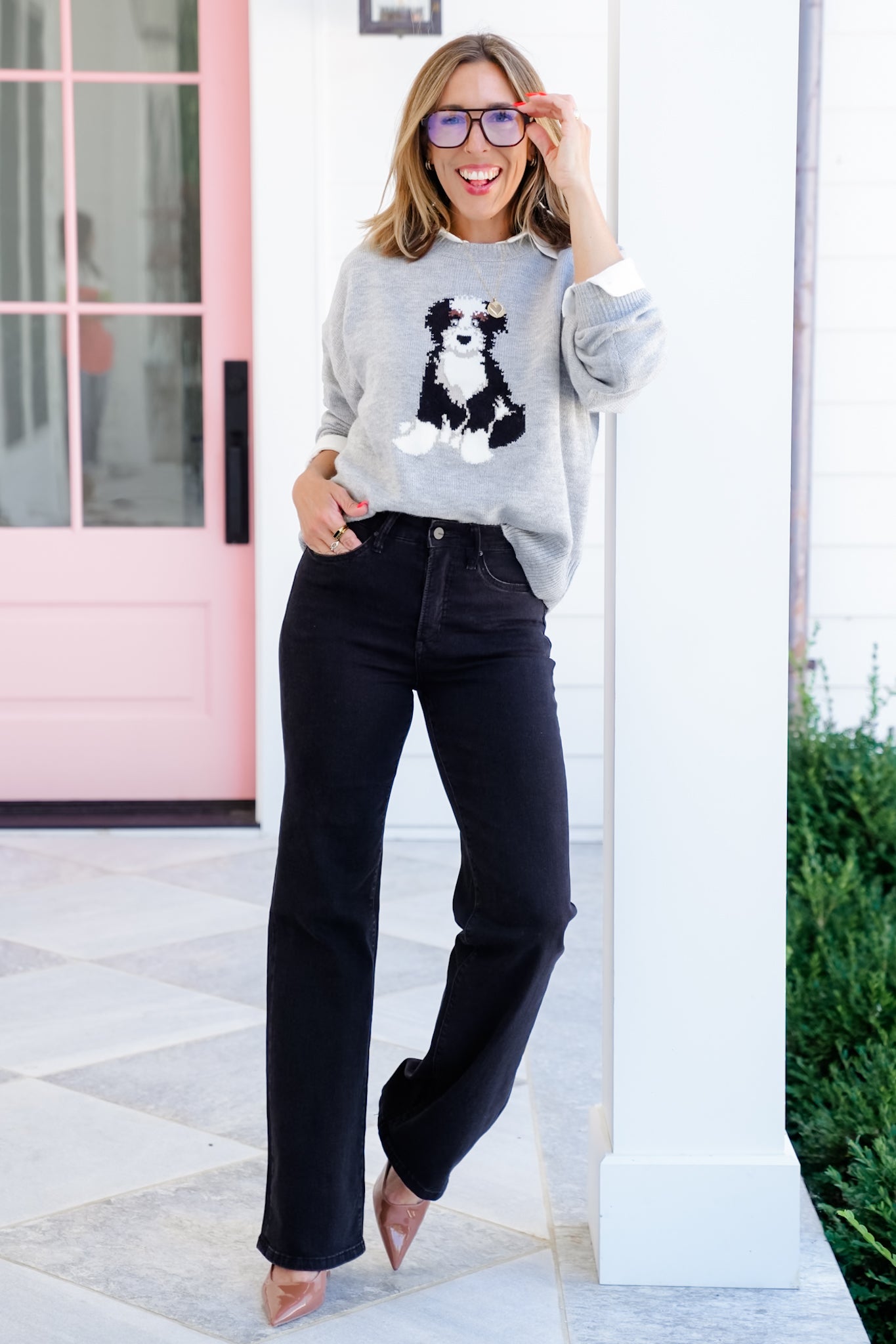 Mica High Rise Black Wide Leg Jeans