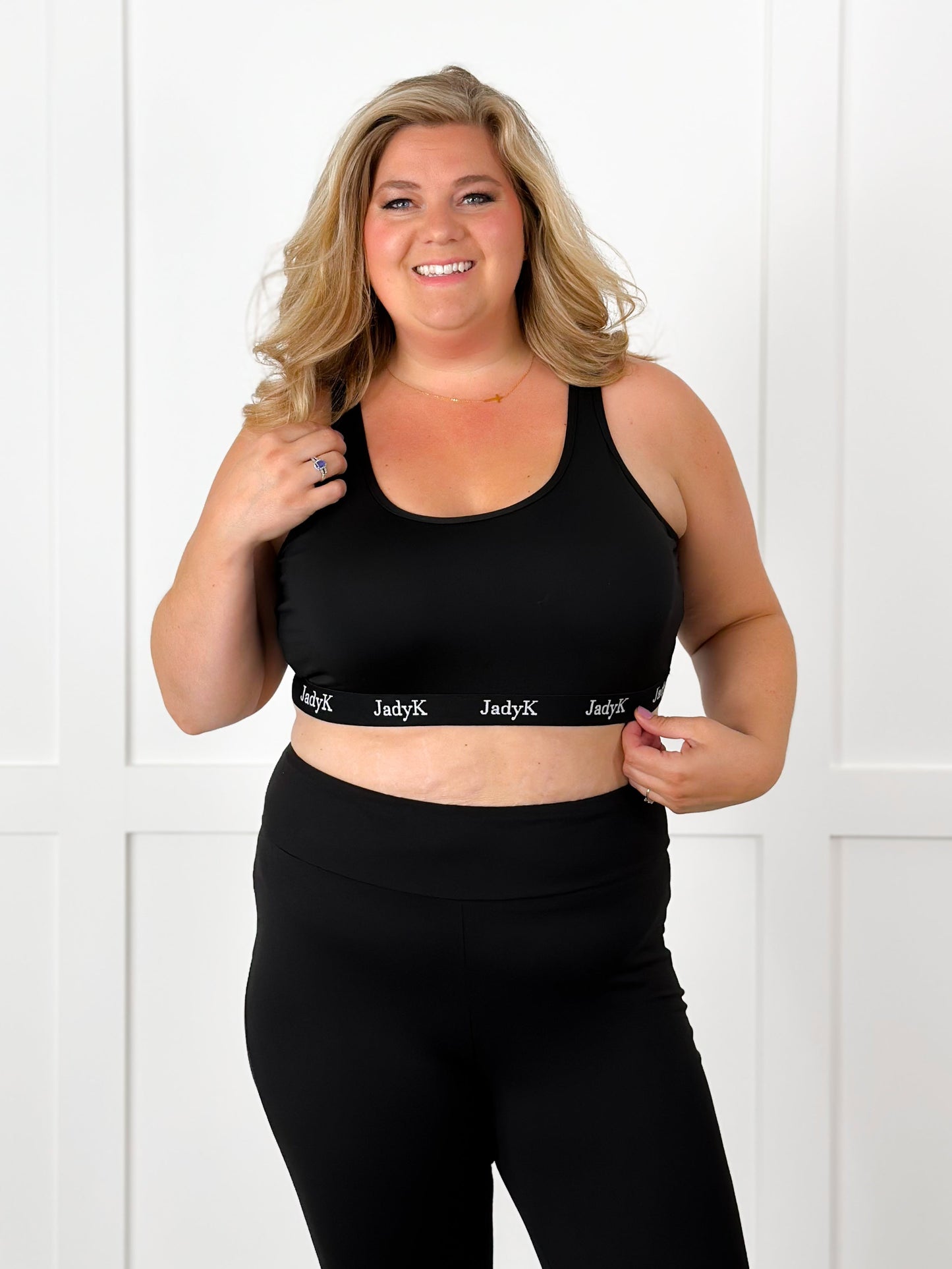 Plus/Reg Silky Sports Bra with Elastic Band (Multiple Colors)