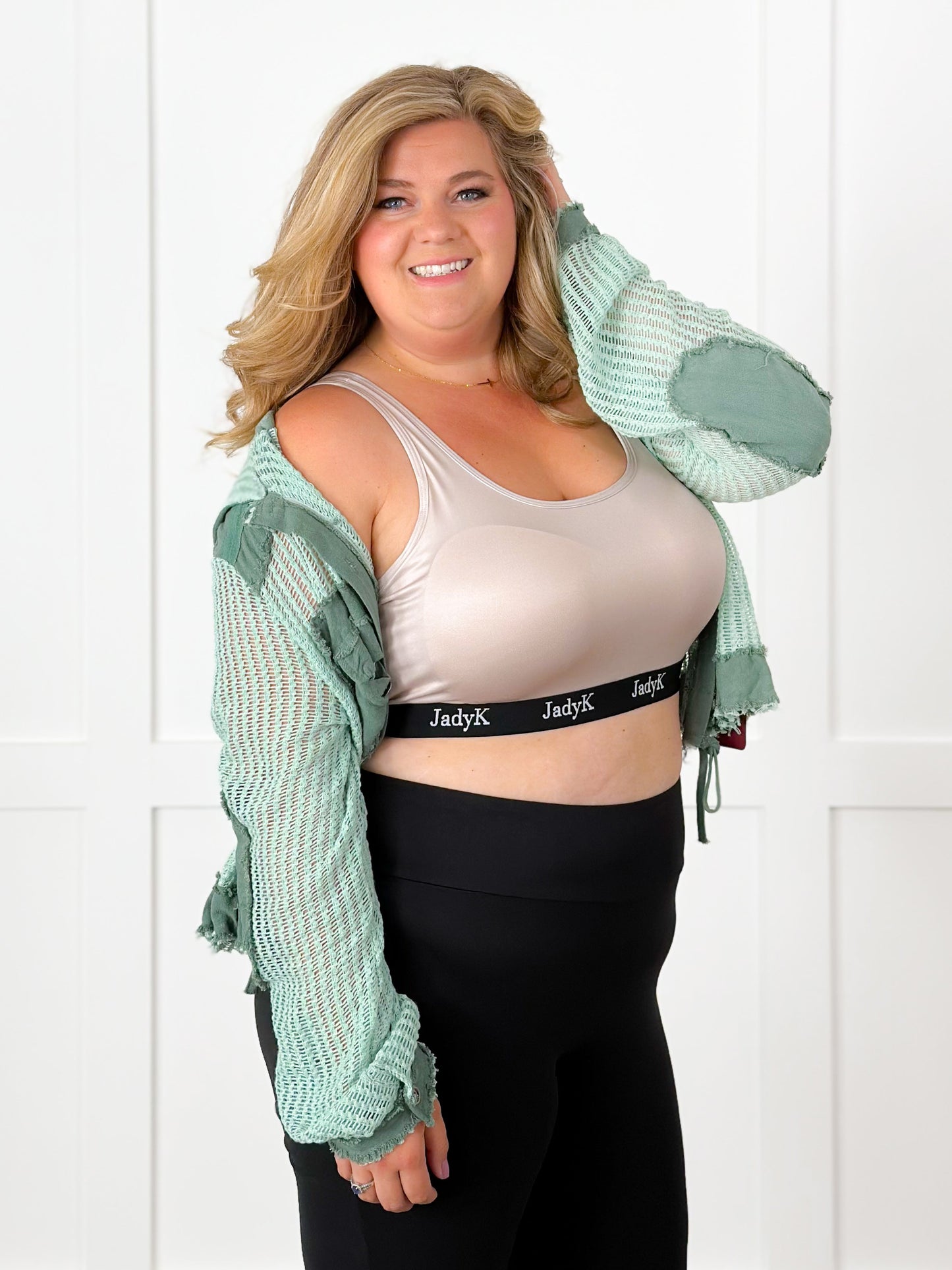 Plus/Reg Silky Sports Bra with Elastic Band (Multiple Colors)