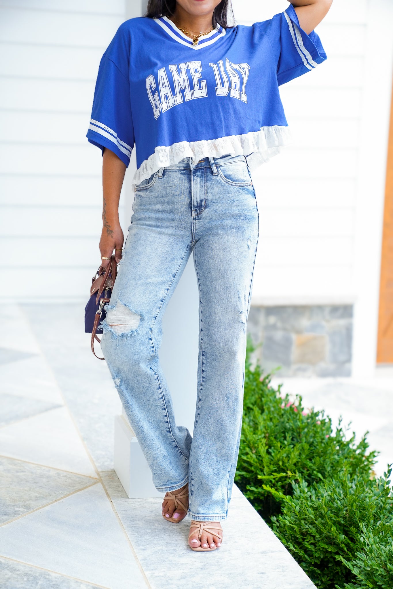 Judy Blue High Rise Light Mineral Wash Distressed 90's Straight Leg Jeans