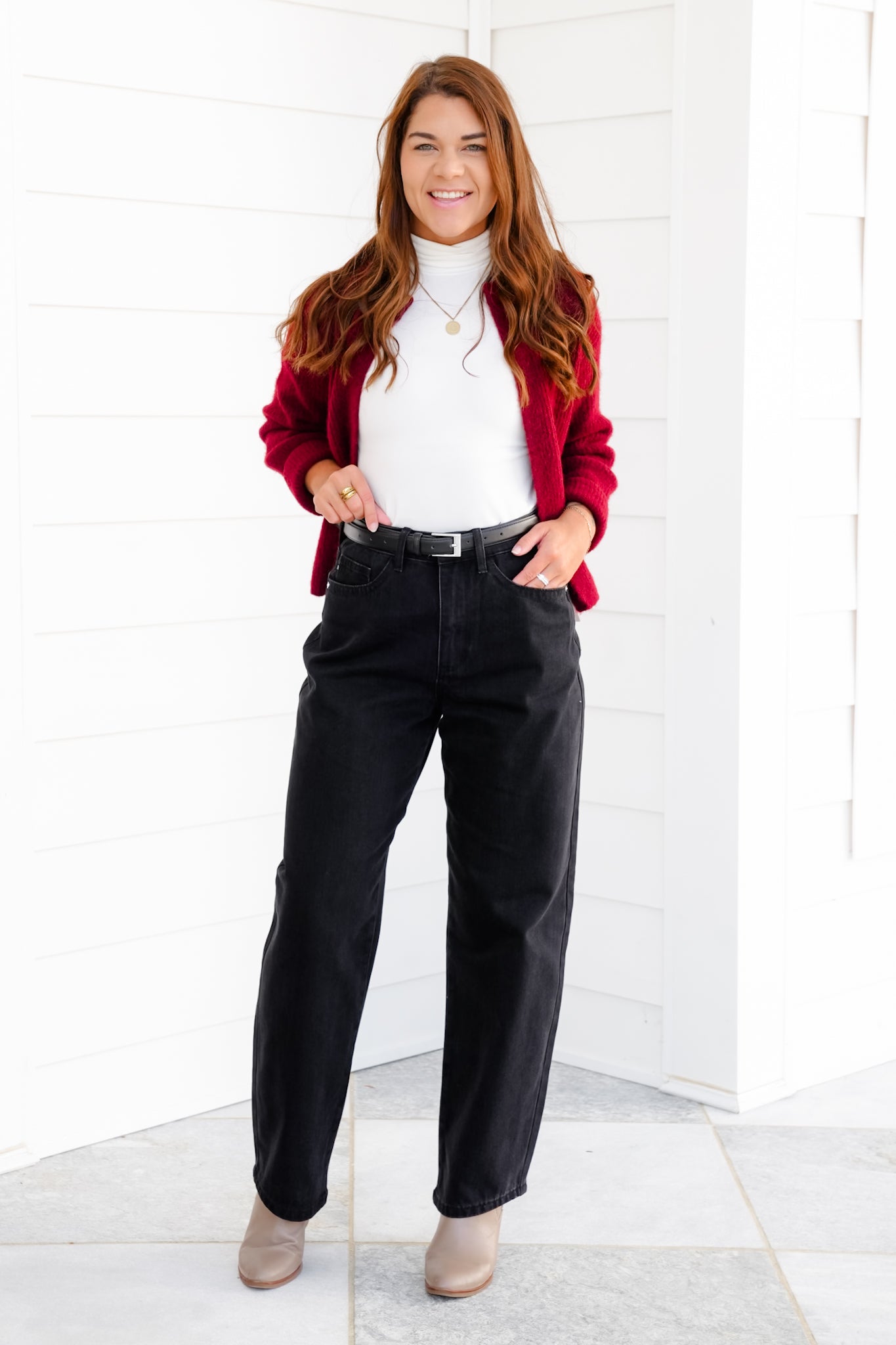 Judy Blue High Rise Black Marlow Arc Rigid Magic Trouser Jeans