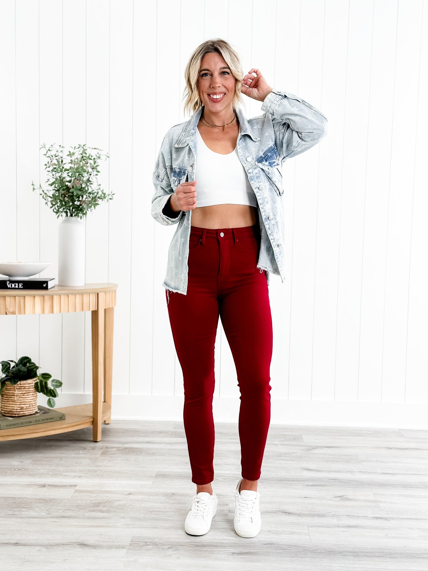 Judy Blue Scarlet Letter High Rise Tummy Control Skinny Jeans