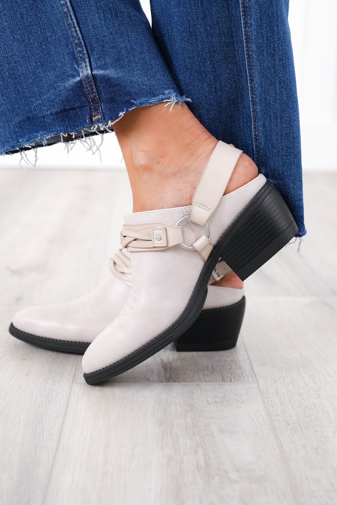 Blowfish Western Style Braided Strap Mule