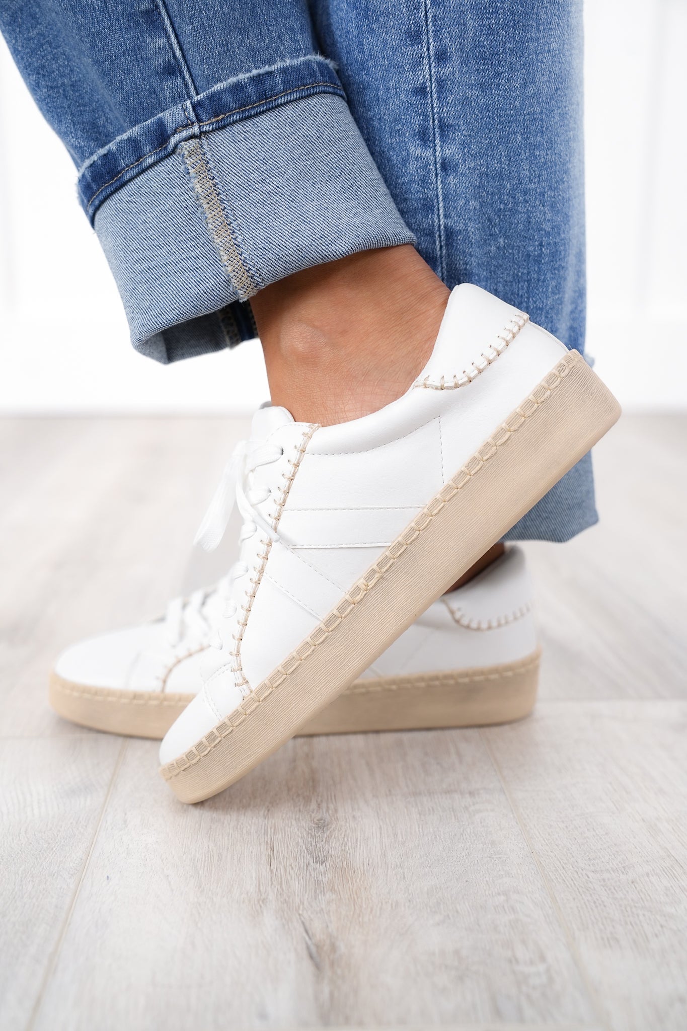 Corky's "Friend Zone" Vibrant Stitched Sneakers