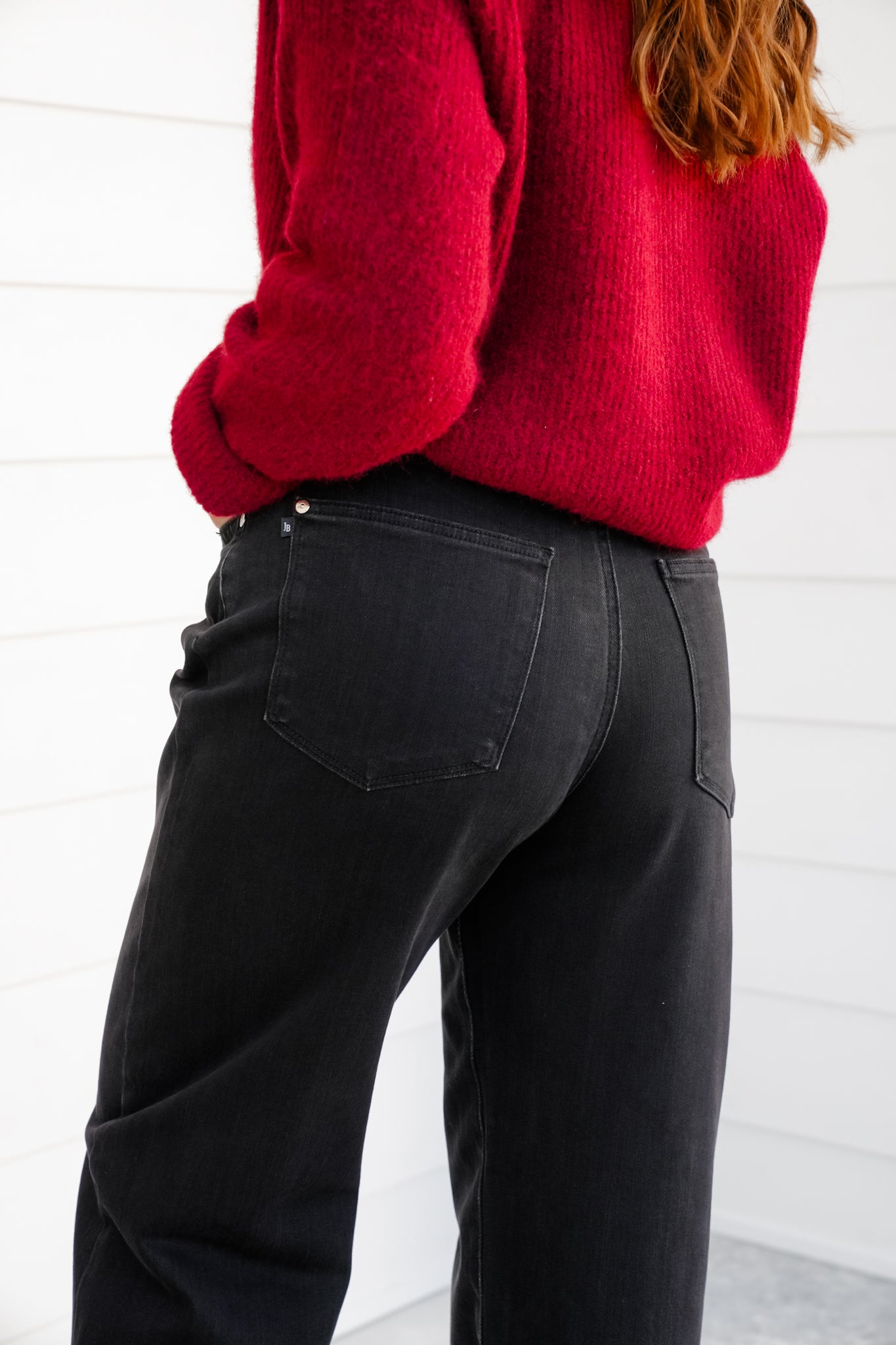 Judy Blue High Rise Black Marlow Arc Rigid Magic Trouser Jeans