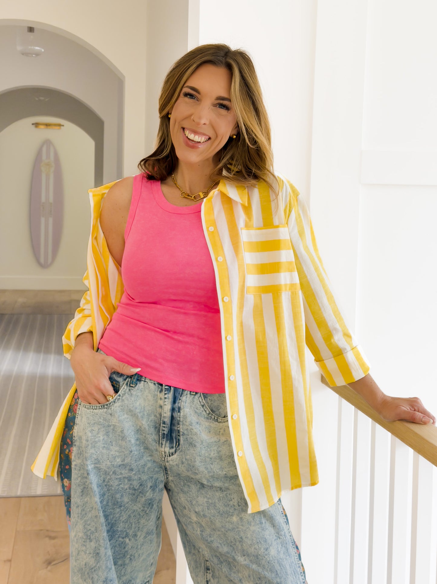 POL Solid Sleeveless Round Neck Tank Top