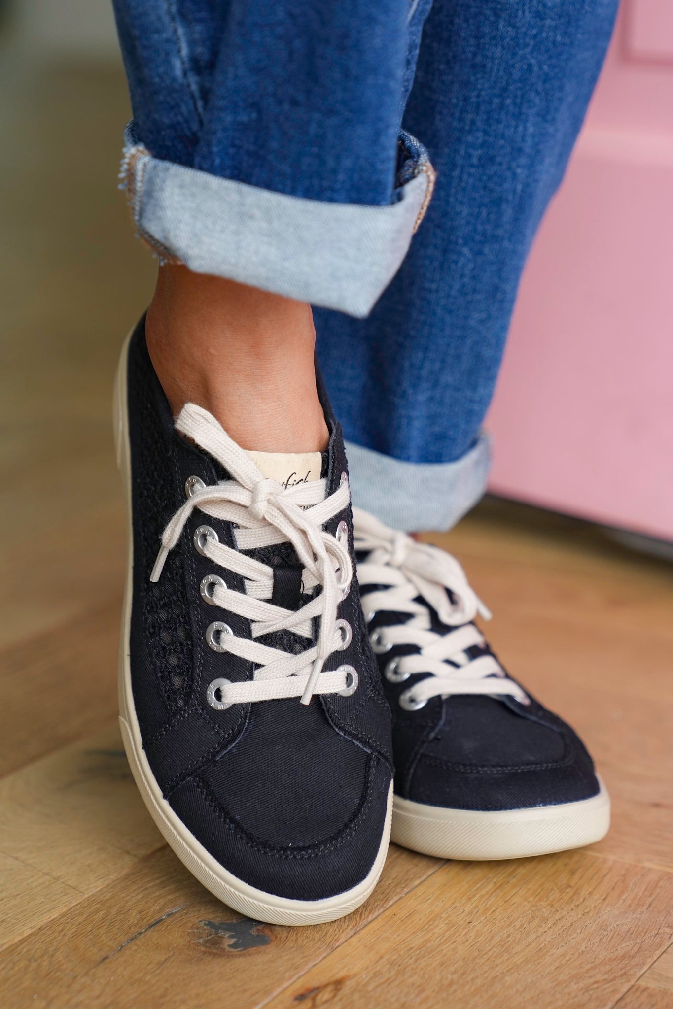Blowfish Casual Lace Up Sneakers with Breathable Mesh Panel