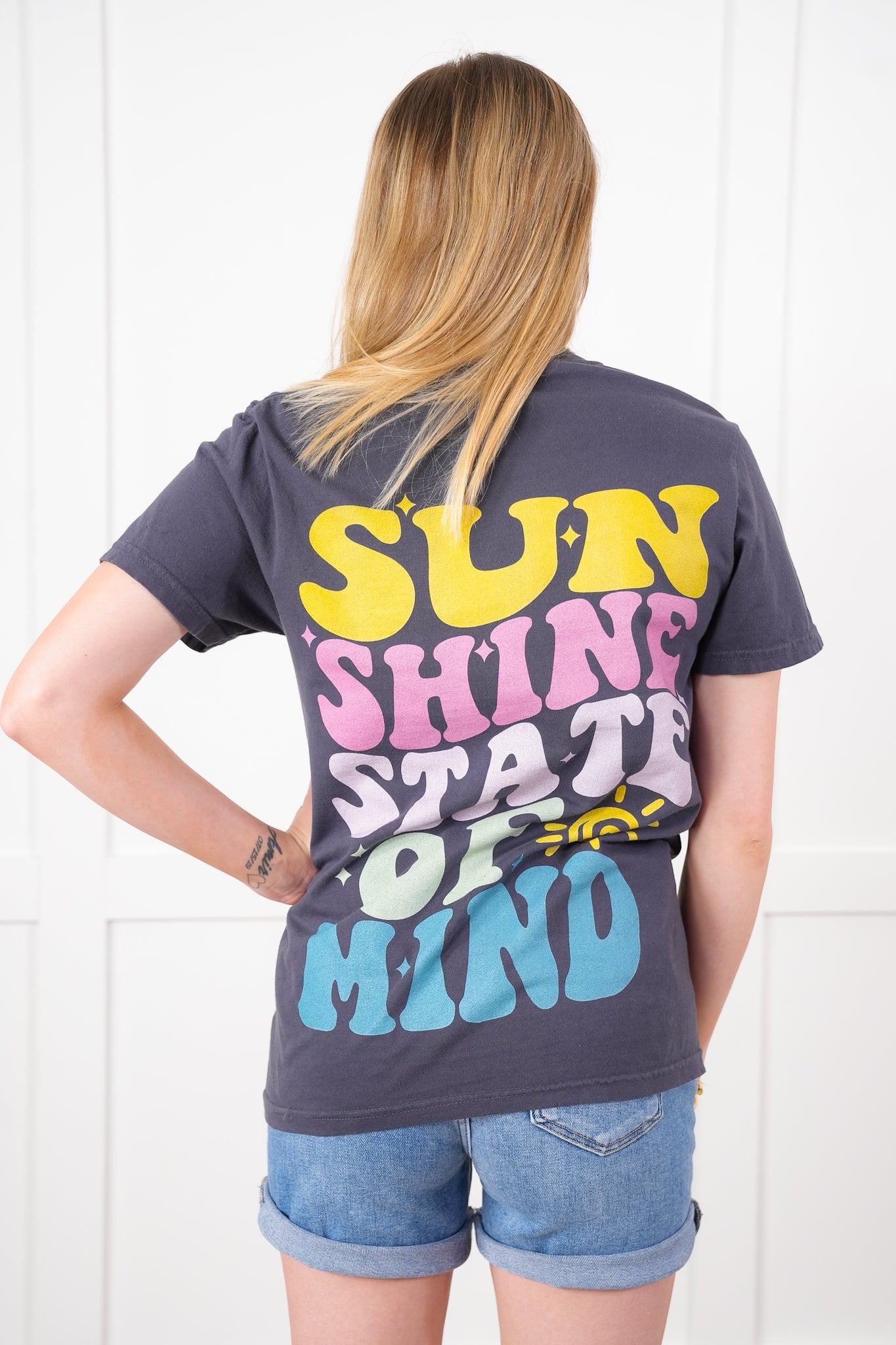 Plus/Reg Short Sleeve " Sunshine State Of Mind" Graphic Tee