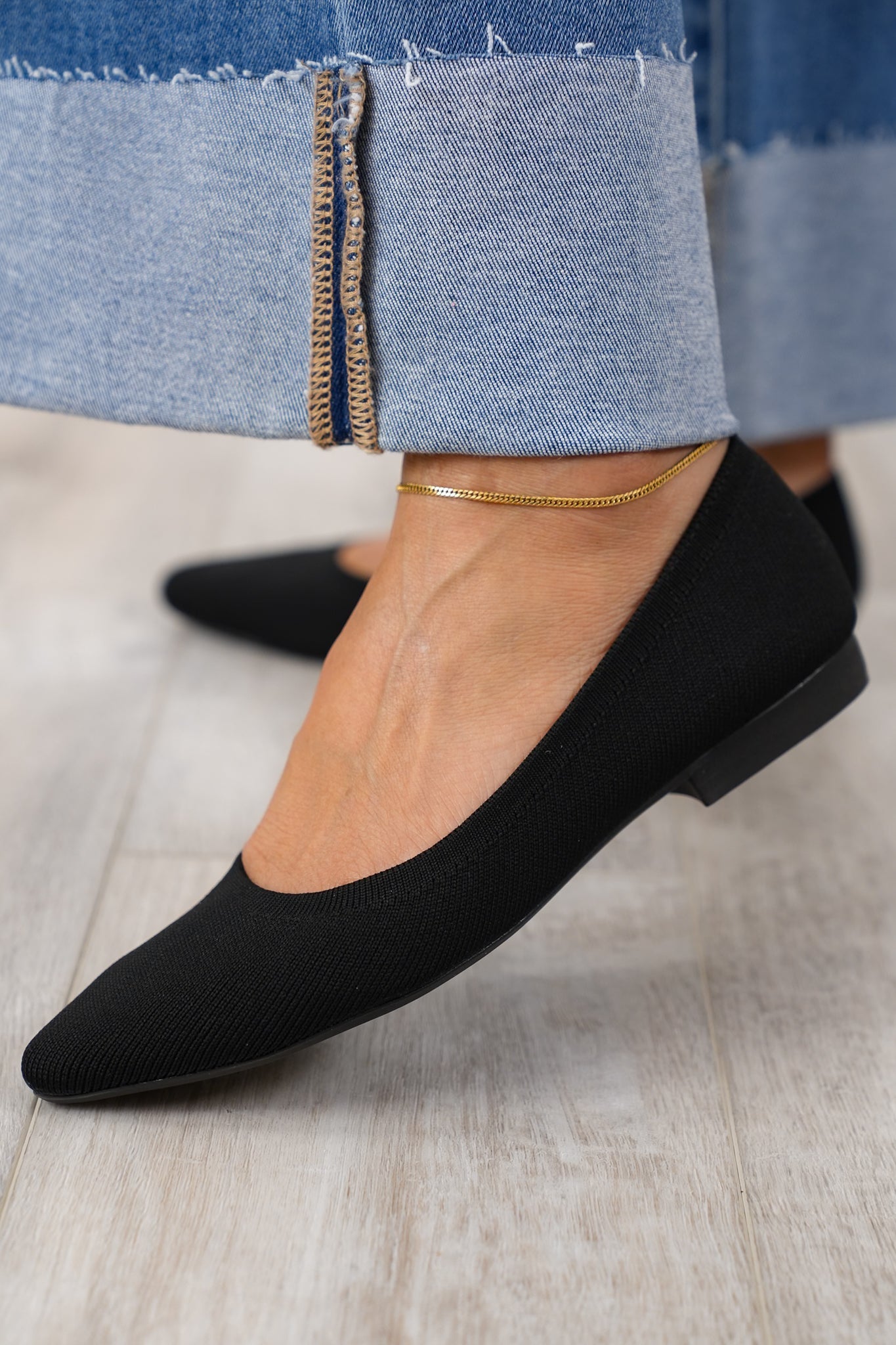 MIA Textured Knit Ballet Flat