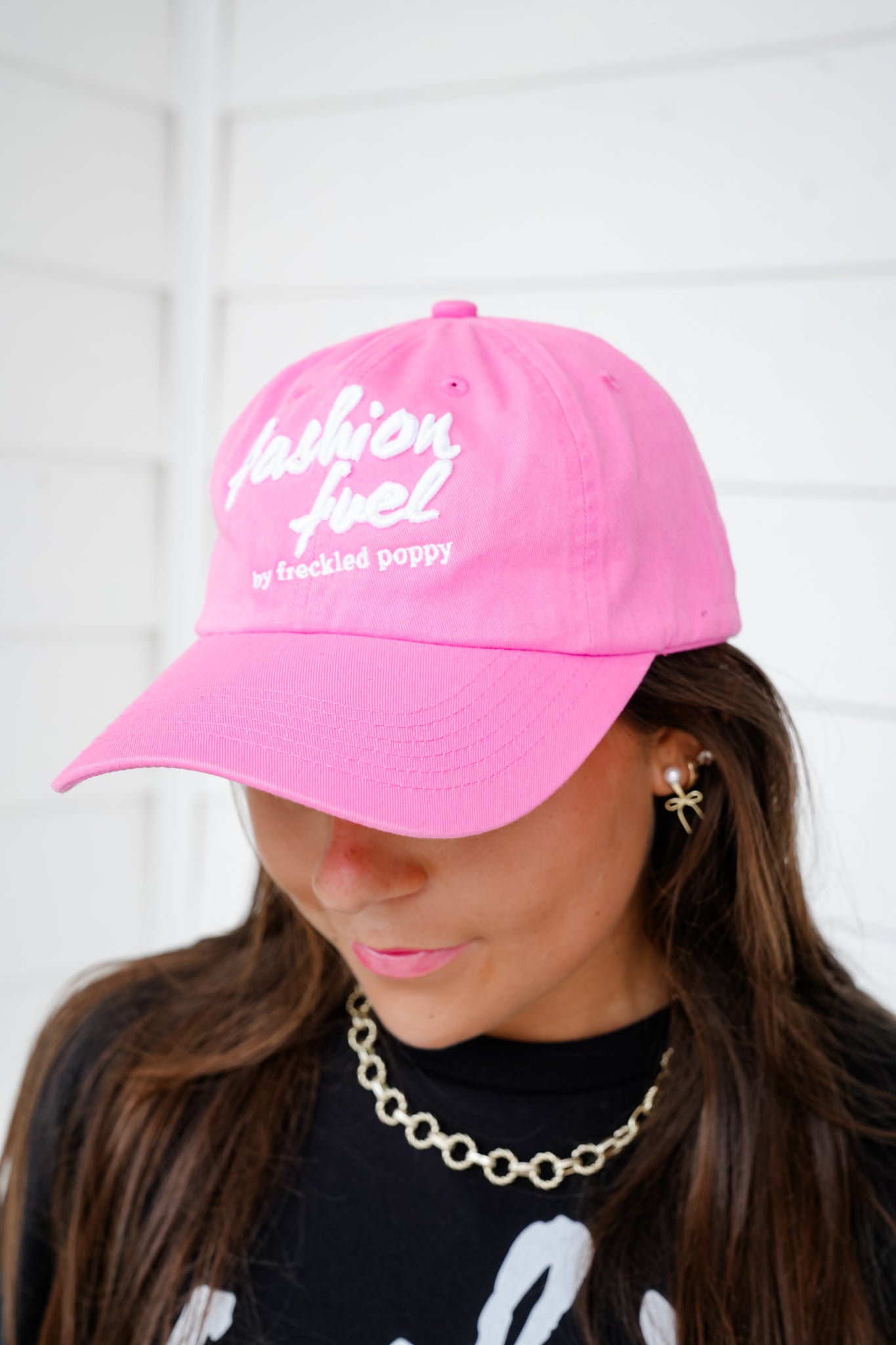 Freckled Poppy "Fashion Fuel" Embroidered Trucker Cap