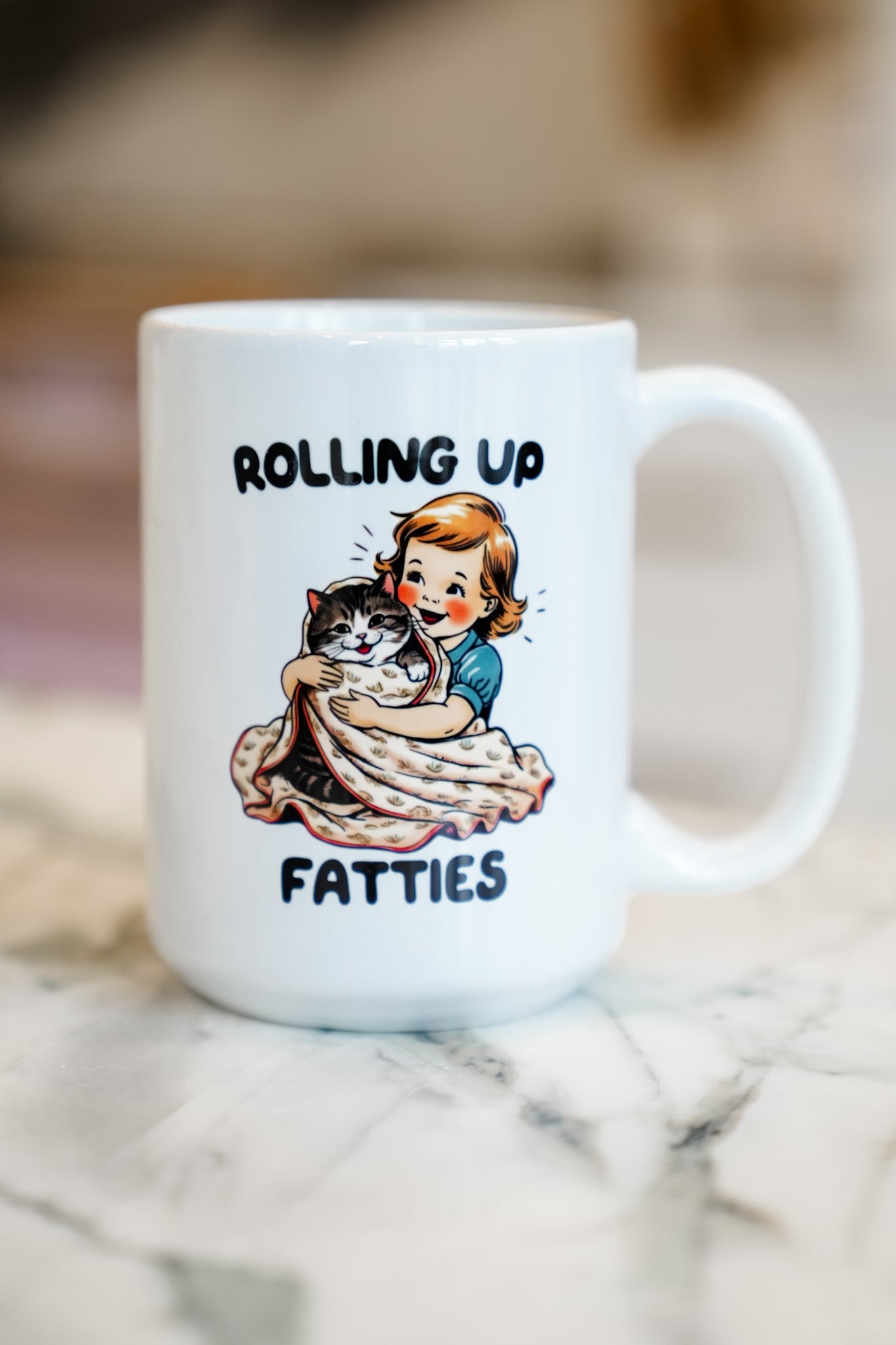 Rolling Up Fatties 15oz Ceramic Coffee Mug