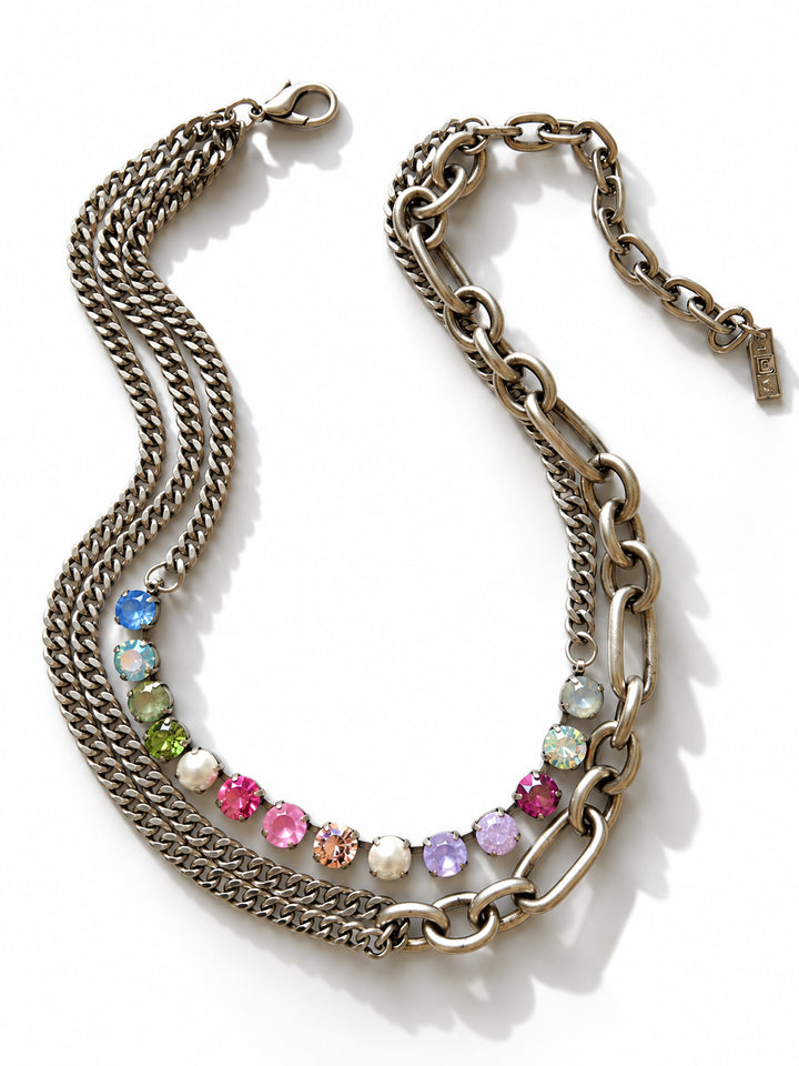 TOVA Cricket Necklace In Antique Silver Pixie Mix