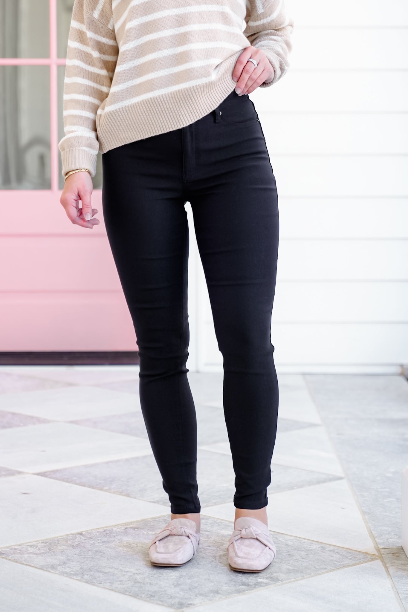 YMI High Rise Hyperstretch Pants – Freckled Poppy