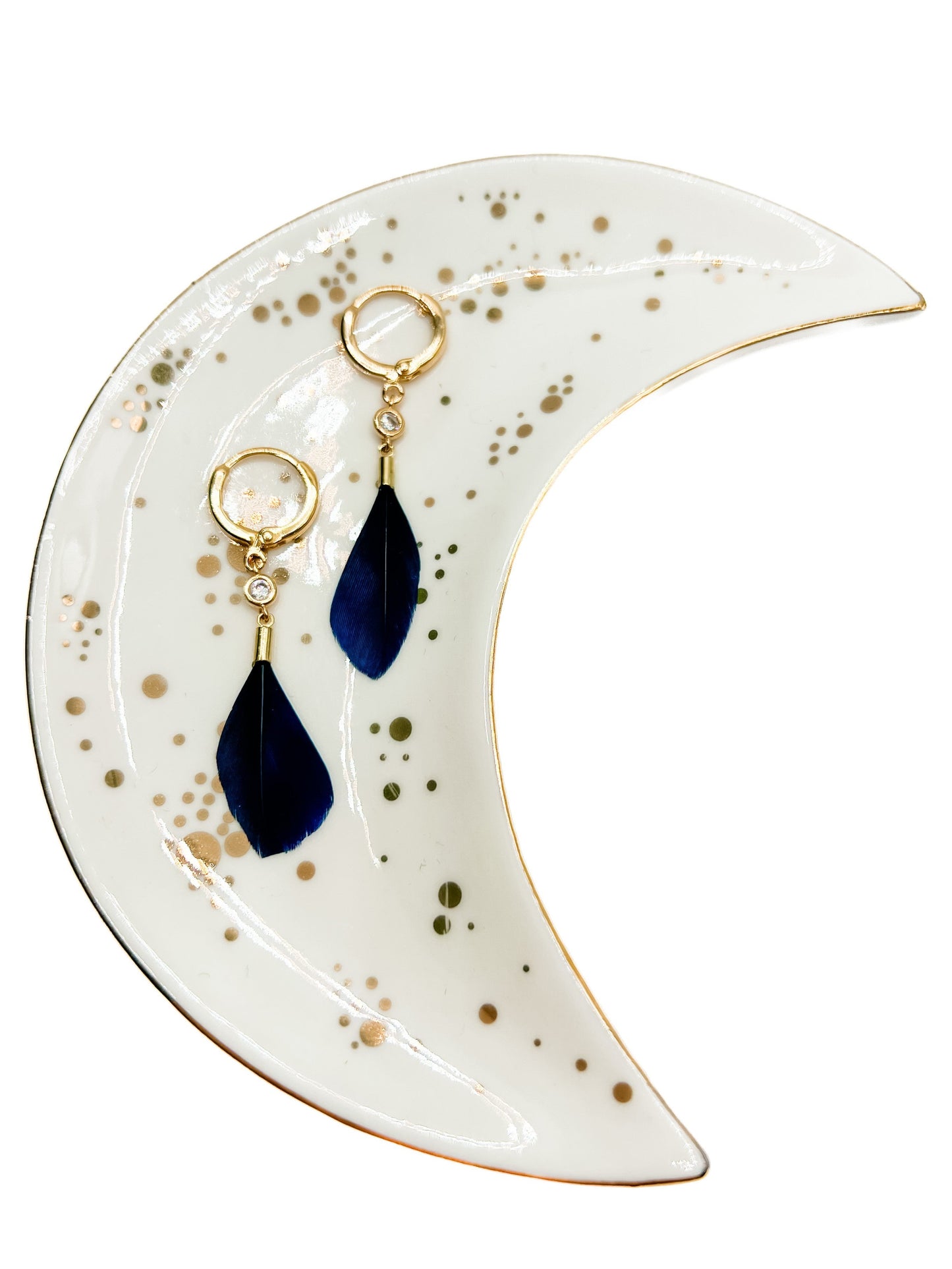 Love, Poppy Feather Earring