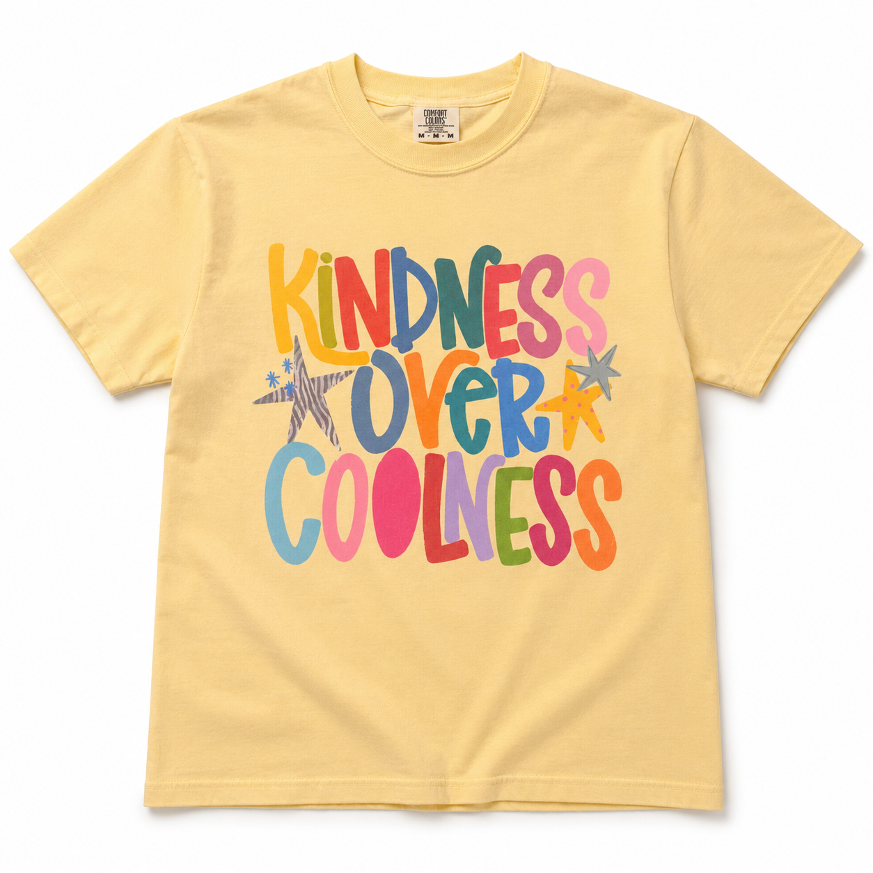 Plus/Reg Short Sleeve Kindness Over Coolness Graphic Tee