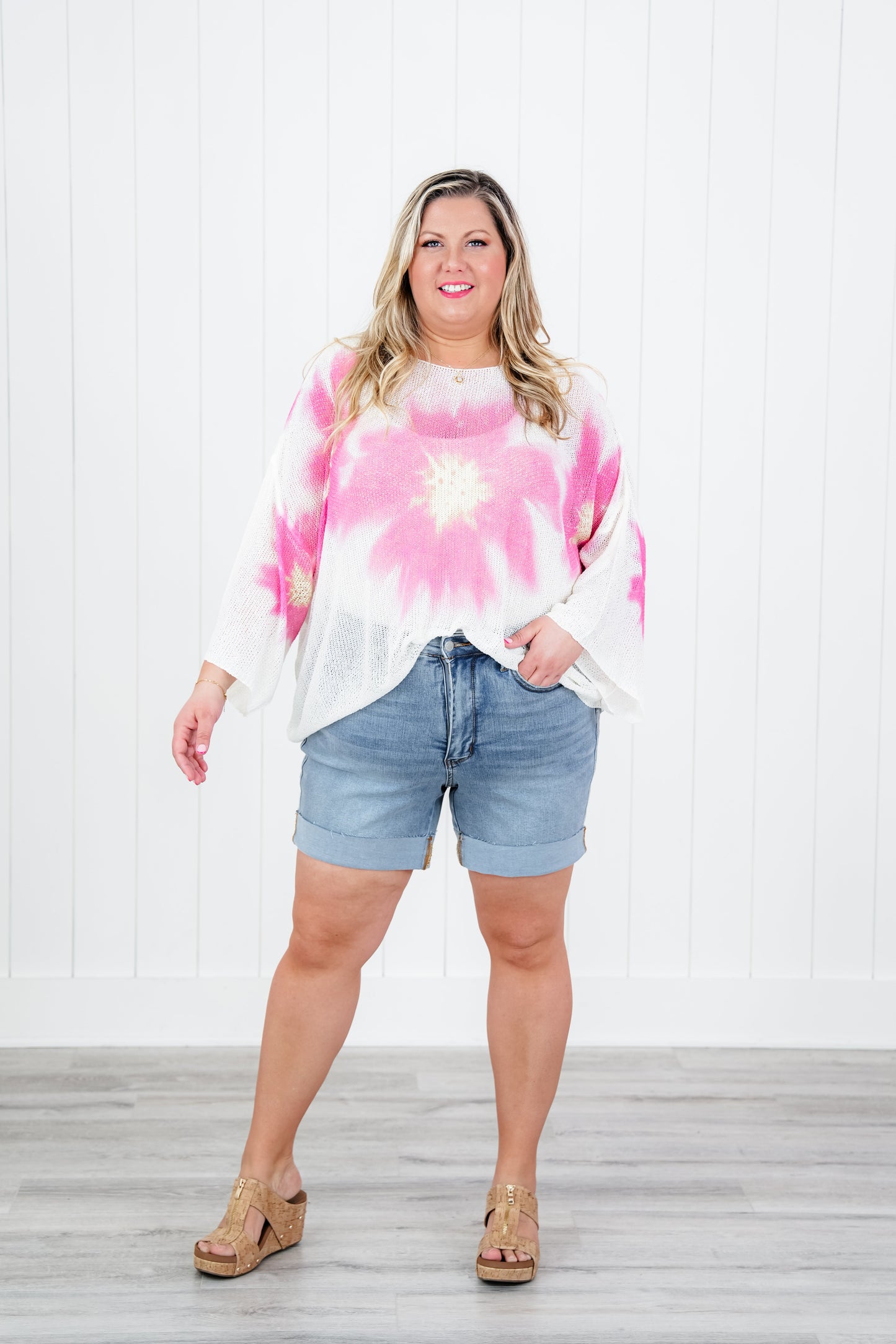 Judy Blue Cool Runnings Tummy Control Cool Denim Shorts