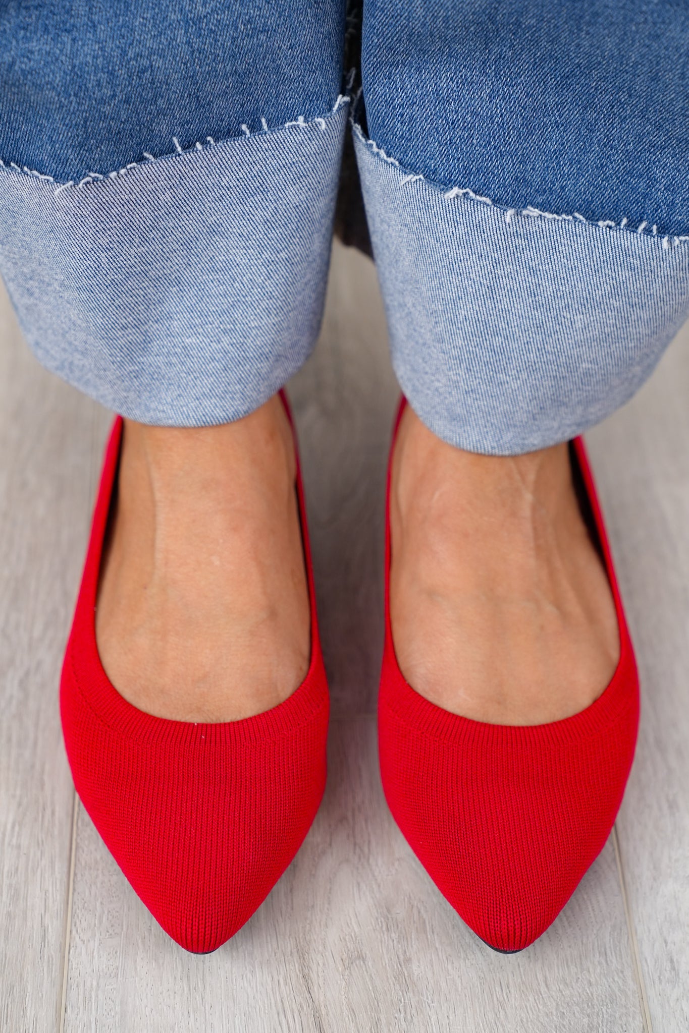 MIA Textured Knit Ballet Flat