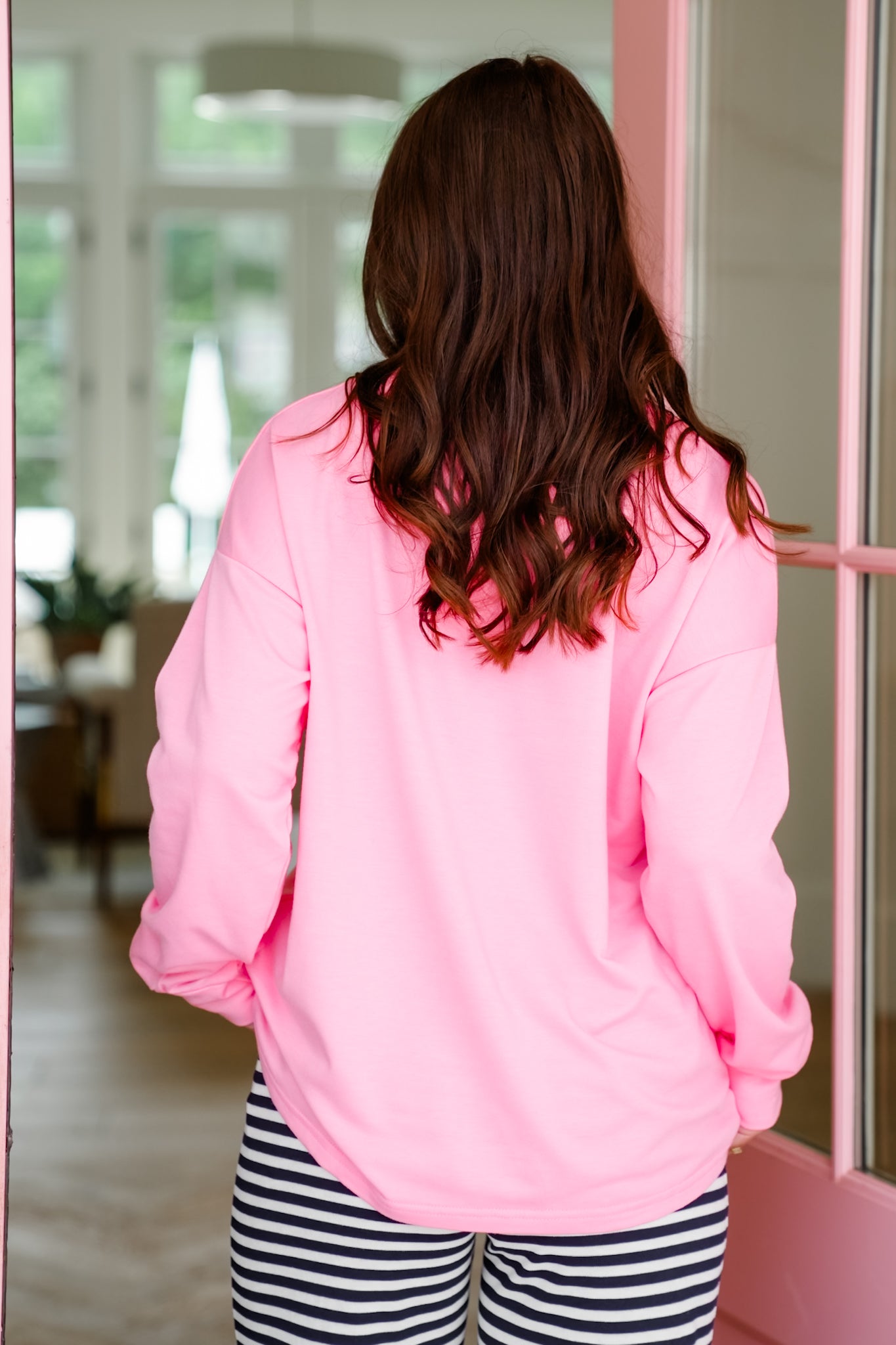 Plus/Reg Teddy Pumpkin Spice Long Sleeve Sweatshirt