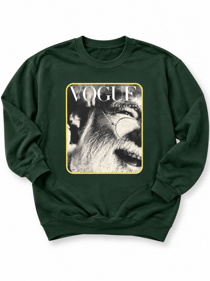 Plus/Reg Vogue Santa Christmas Graphic - Freckled Poppy