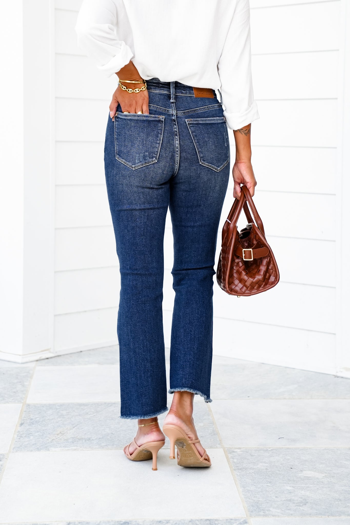 Judy Blue The Alex High Rise Dark Wash Kick Flare Jeans