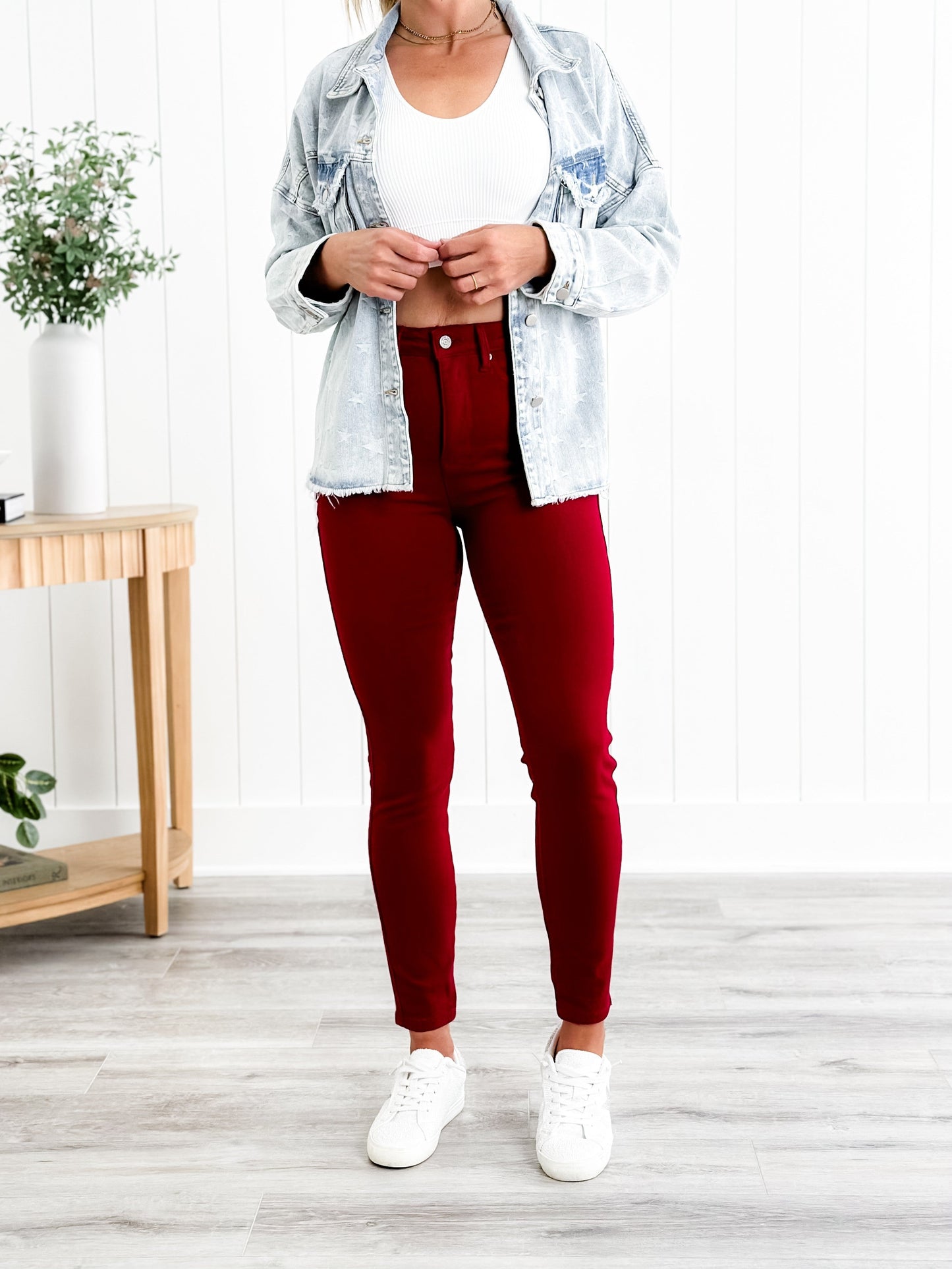 Judy Blue Scarlet Letter High Rise Tummy Control Skinny Jeans