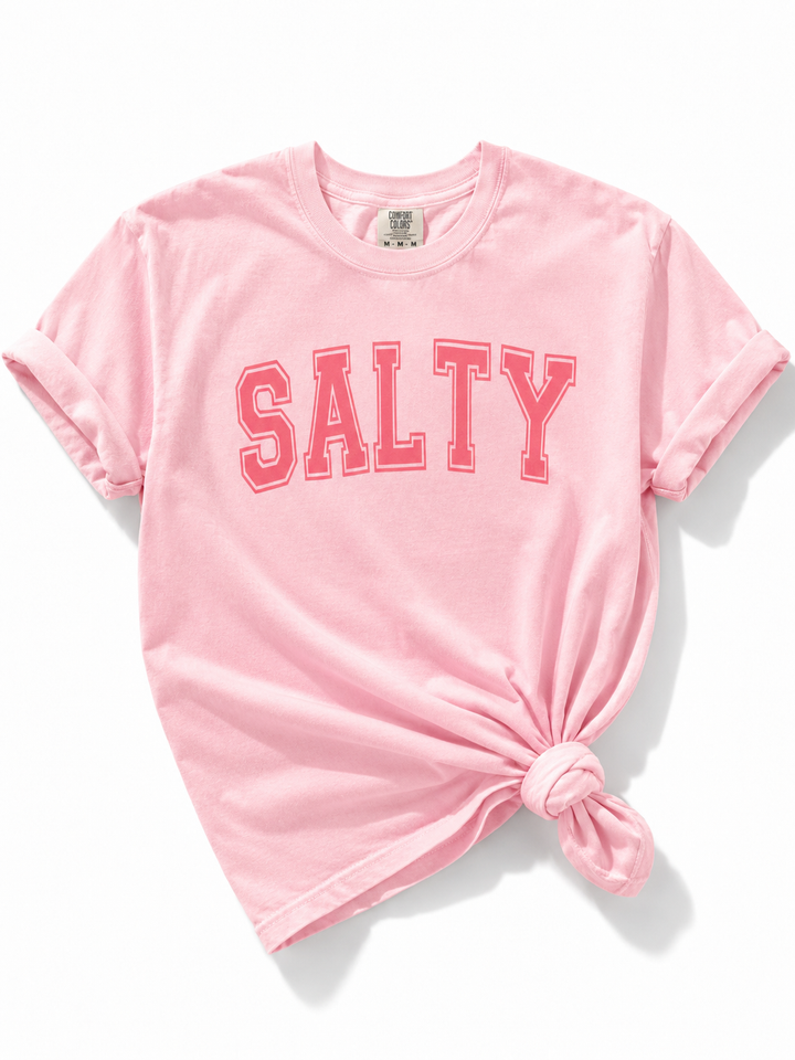 Plus/Reg Short Sleeve "Salty" Graphic Tee