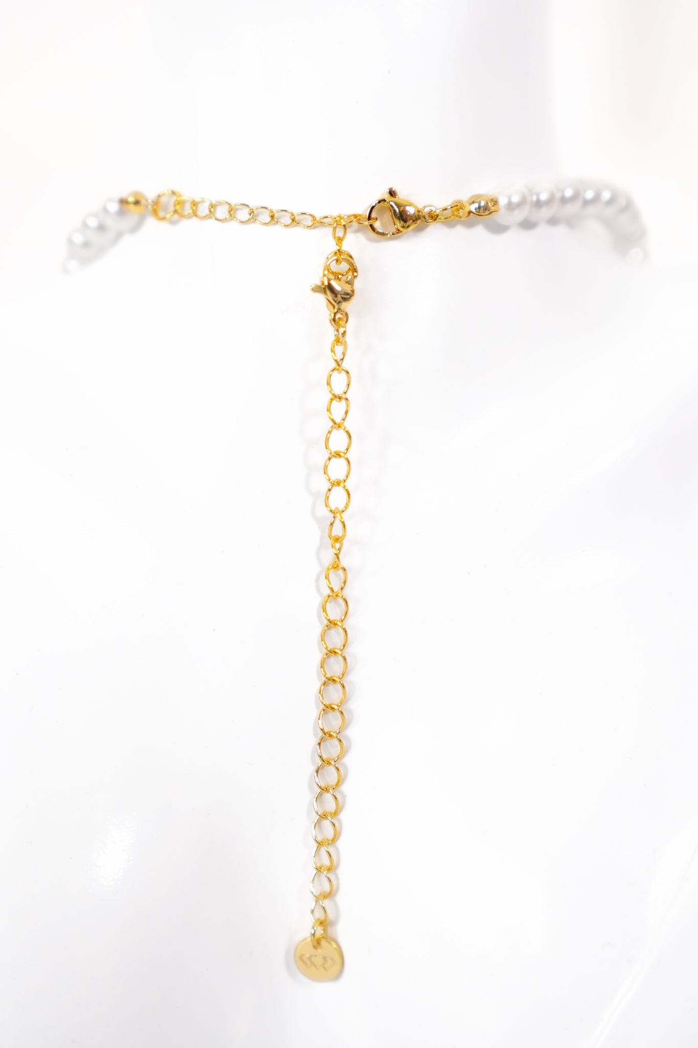 Treasure Jewels Pearly Teardrop Heart Necklace