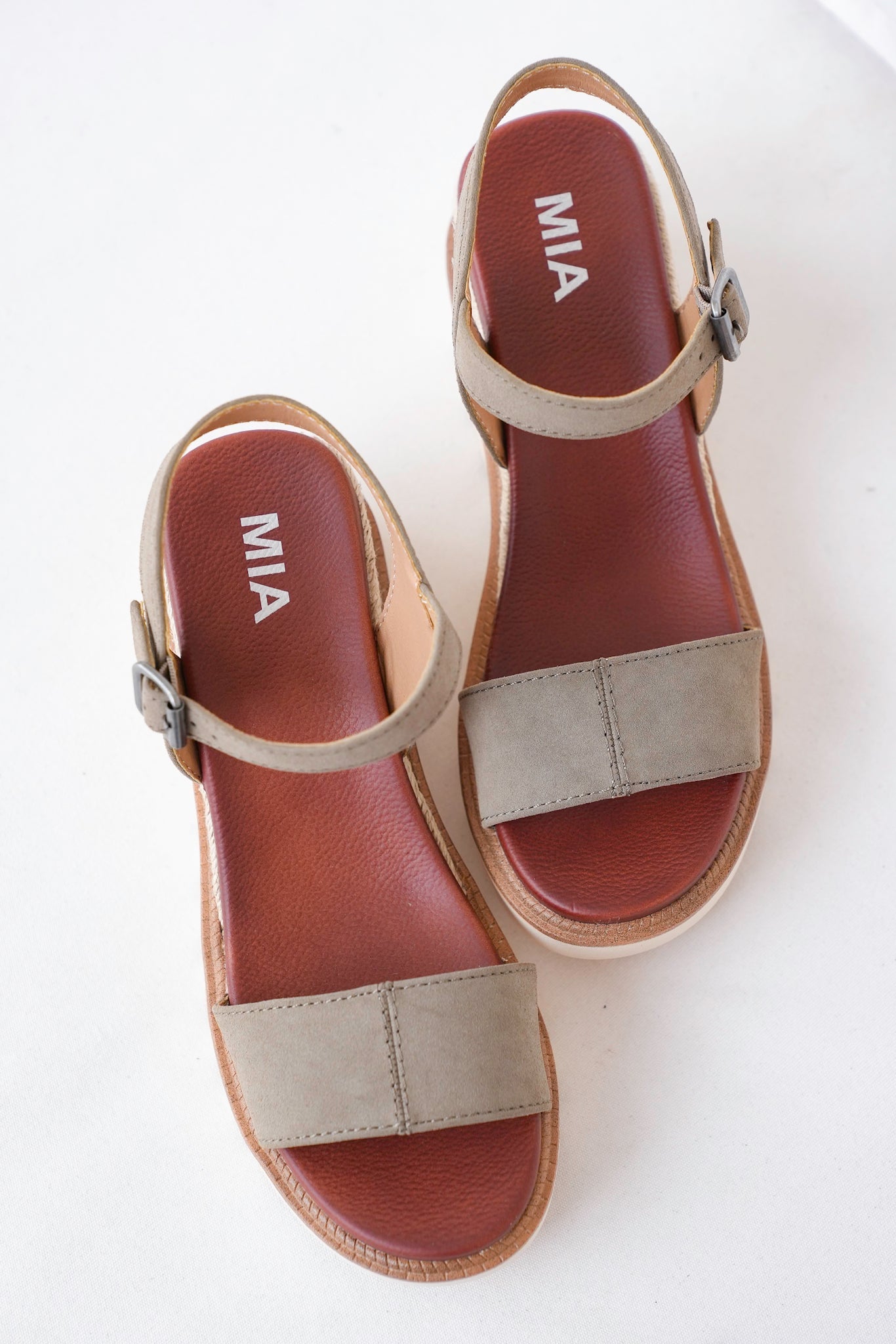 MIA Platform Sandal with Adjustable Buckle Strap
