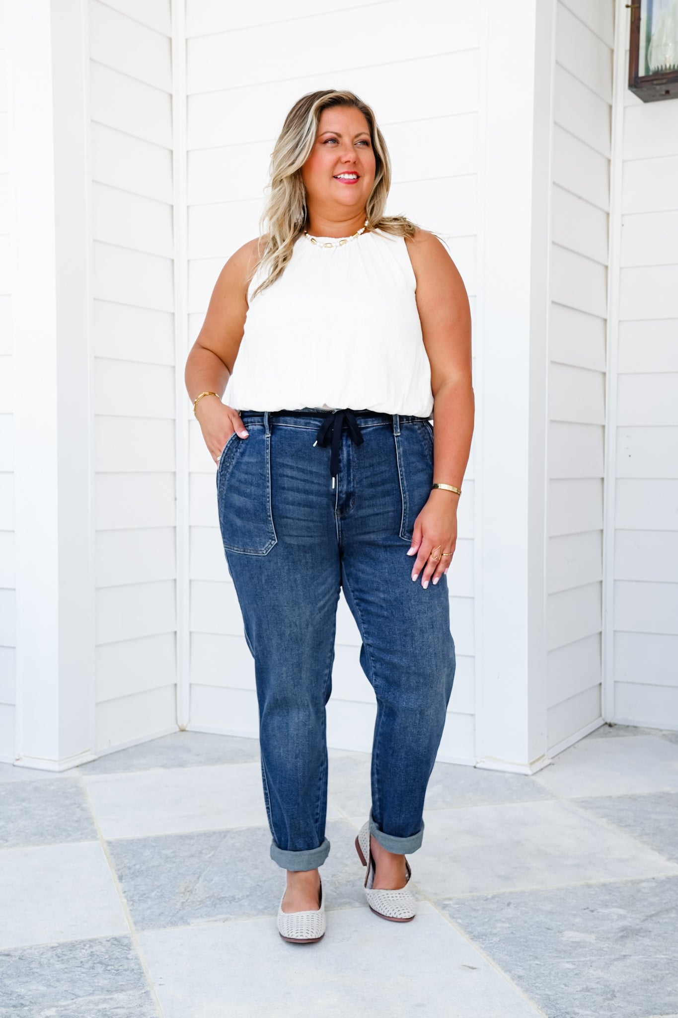 Judy Blue High Rise Dark Vintage Wash Joggers