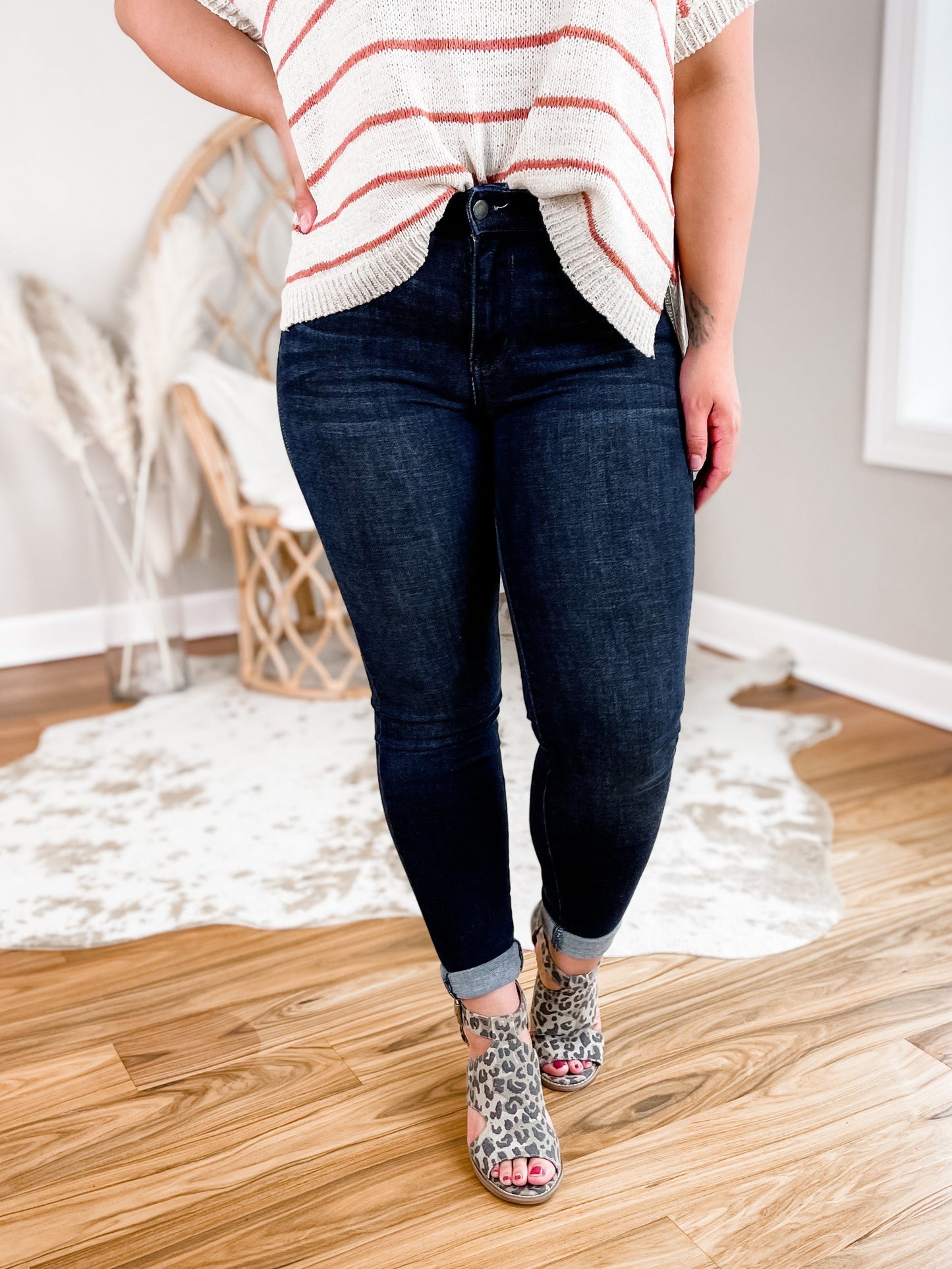 Judy Blue Everyday Wear 2.0 High Waist Non-Distressed Skinny Jeans