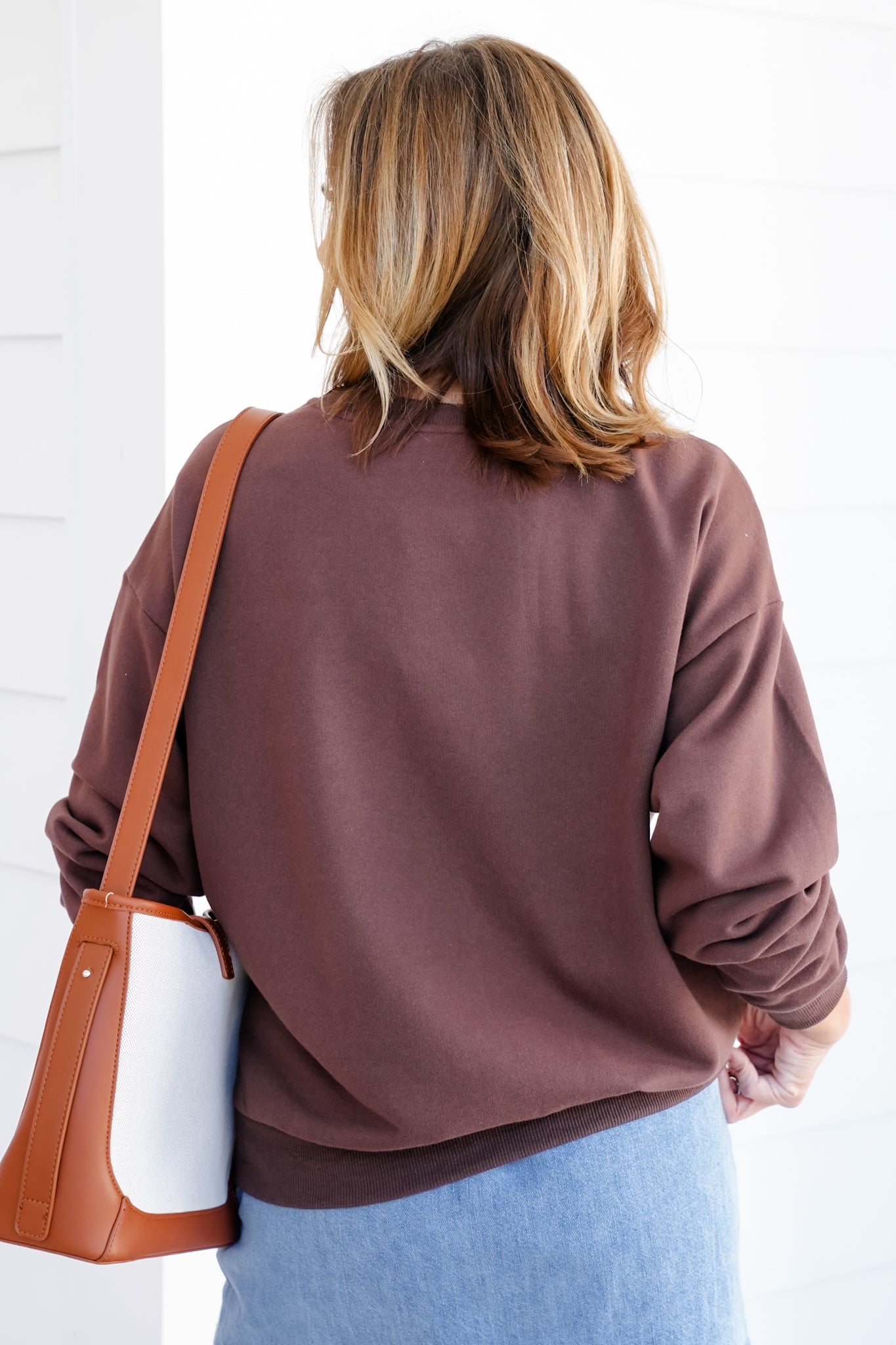 Long Sleeve Embroidered Western Pullover Sweatshirt