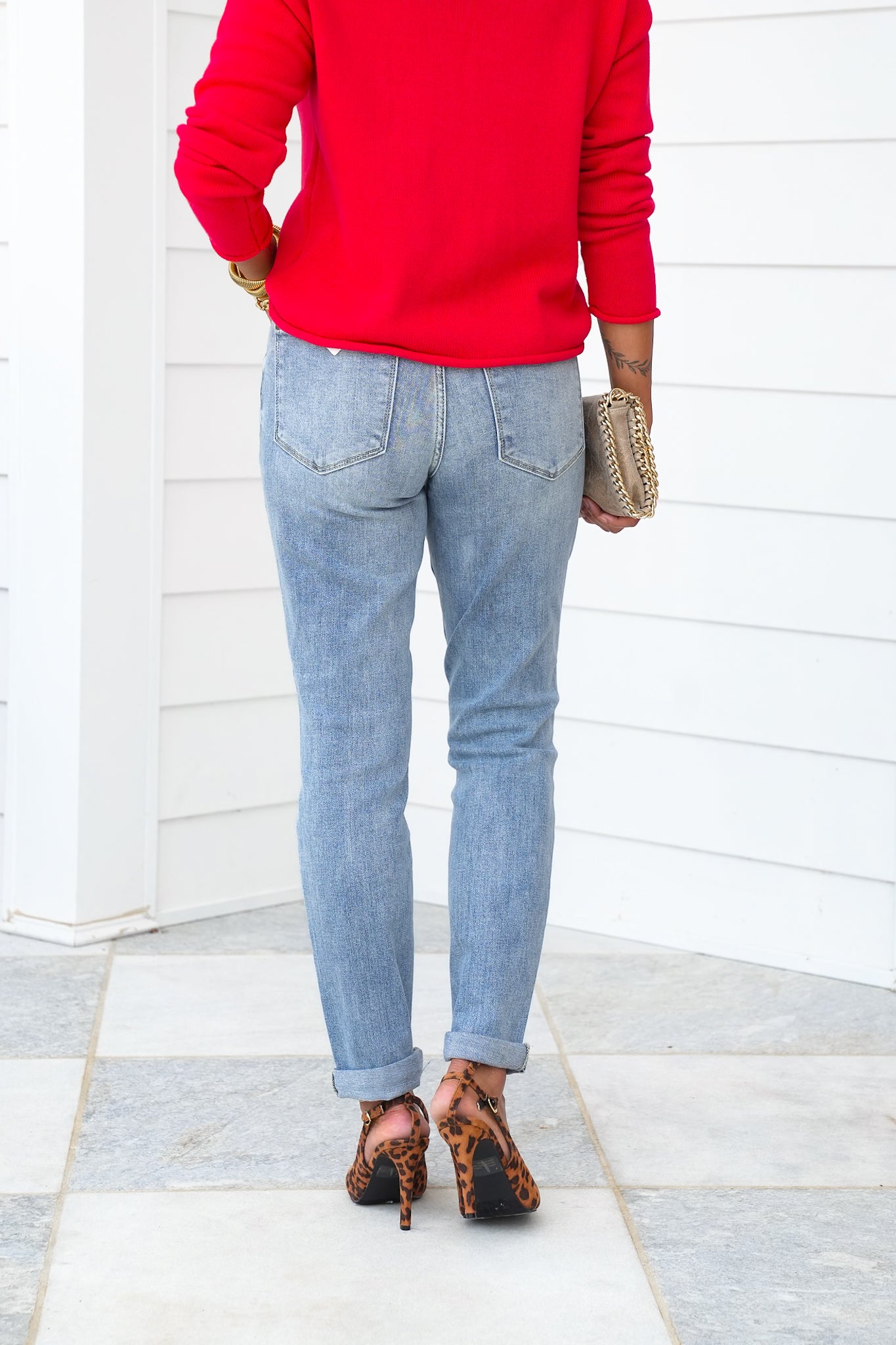 Judy Blue Work From Home Mid Rise Bleach Washed Boyfriends