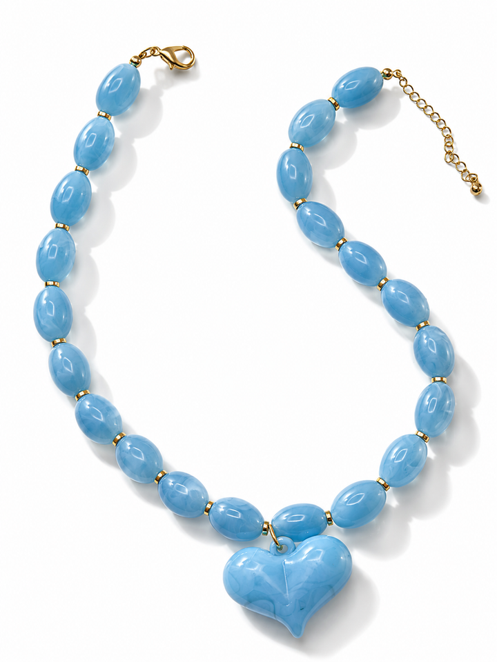 Gemelli Roxie Turquoise Heart Pendant Necklace