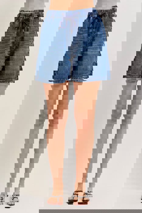 Judy Blue High Waisted Featherweight Baggy Shorts