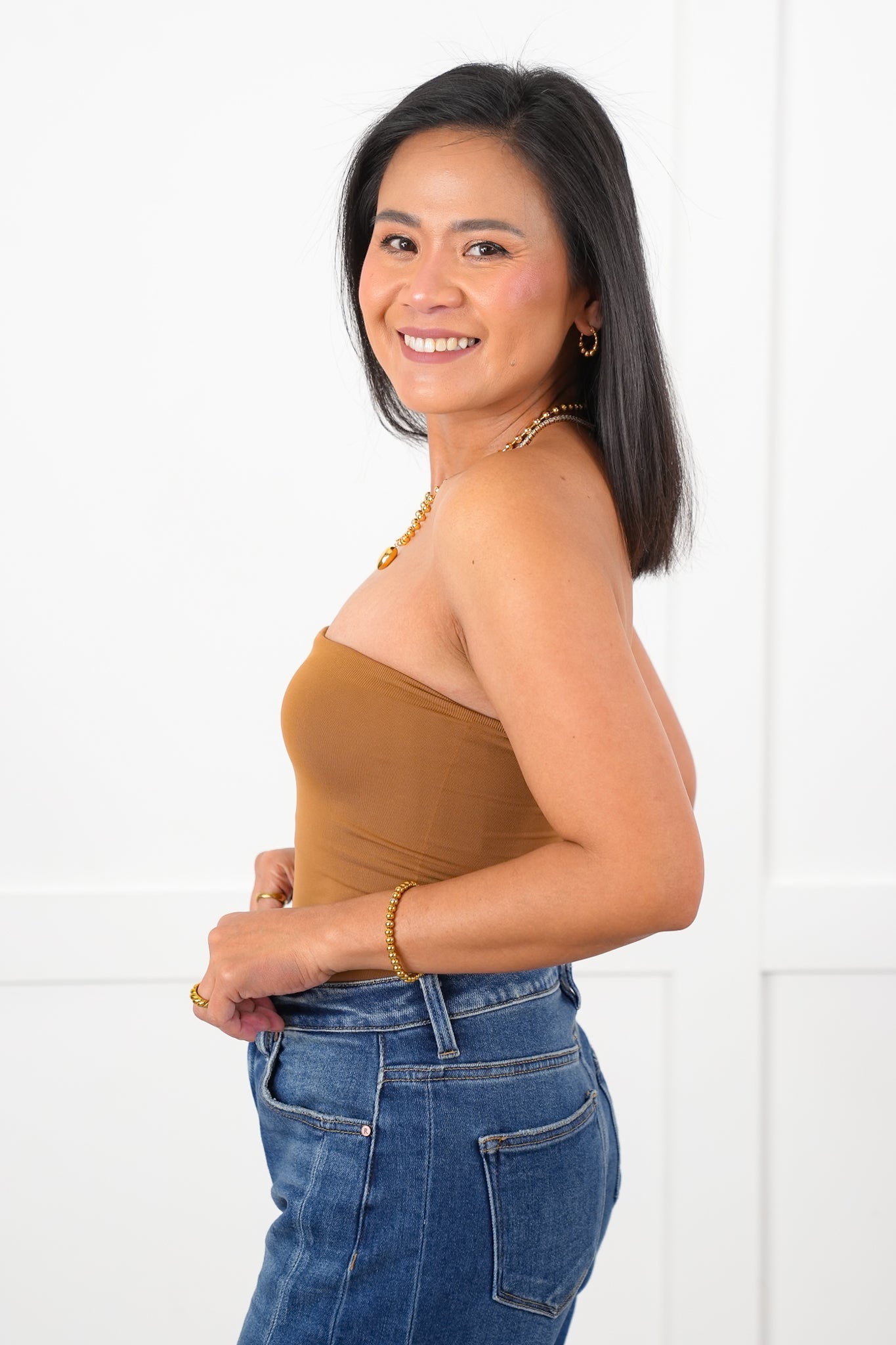 Solid Seamless Tube Top