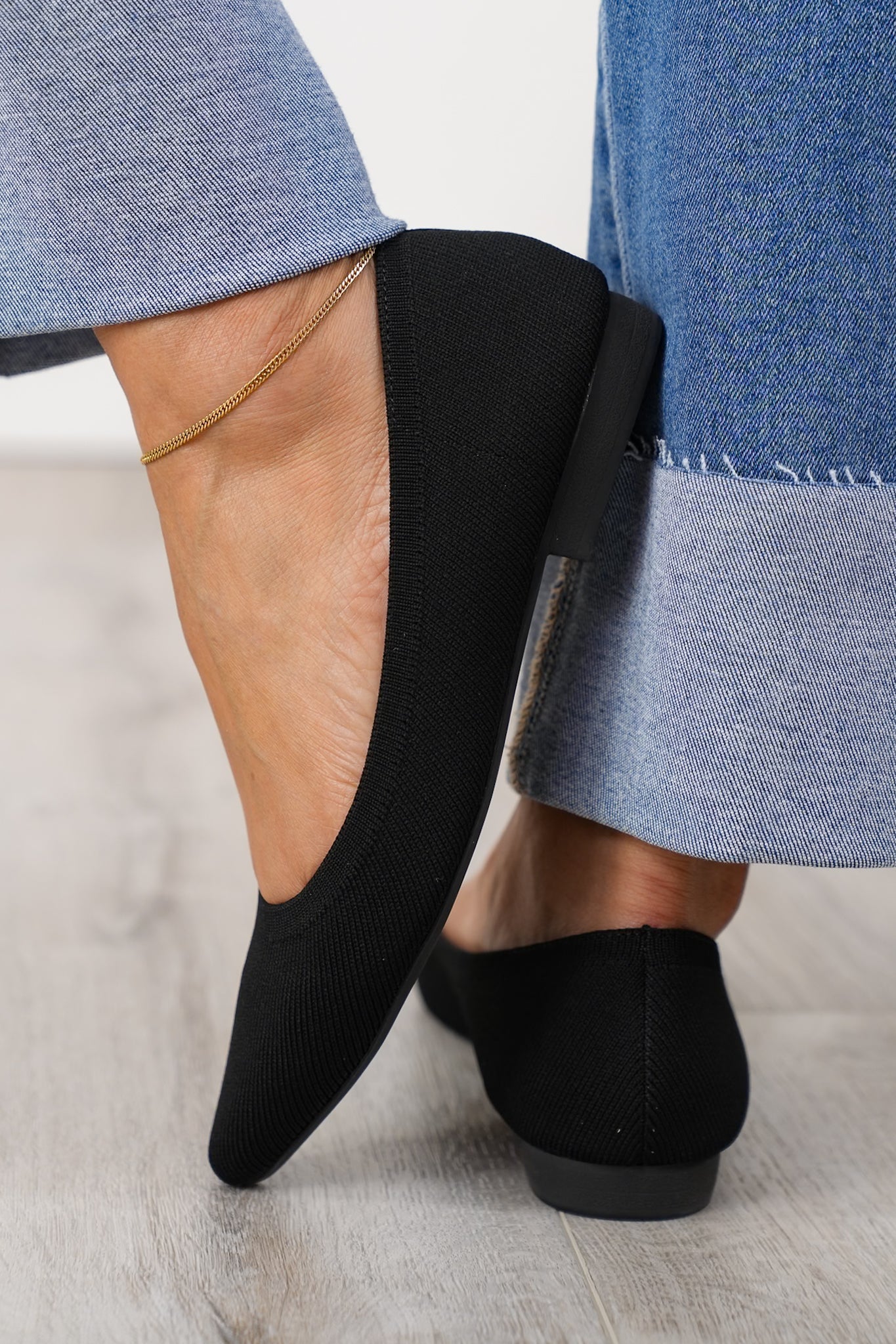 MIA Textured Knit Ballet Flat