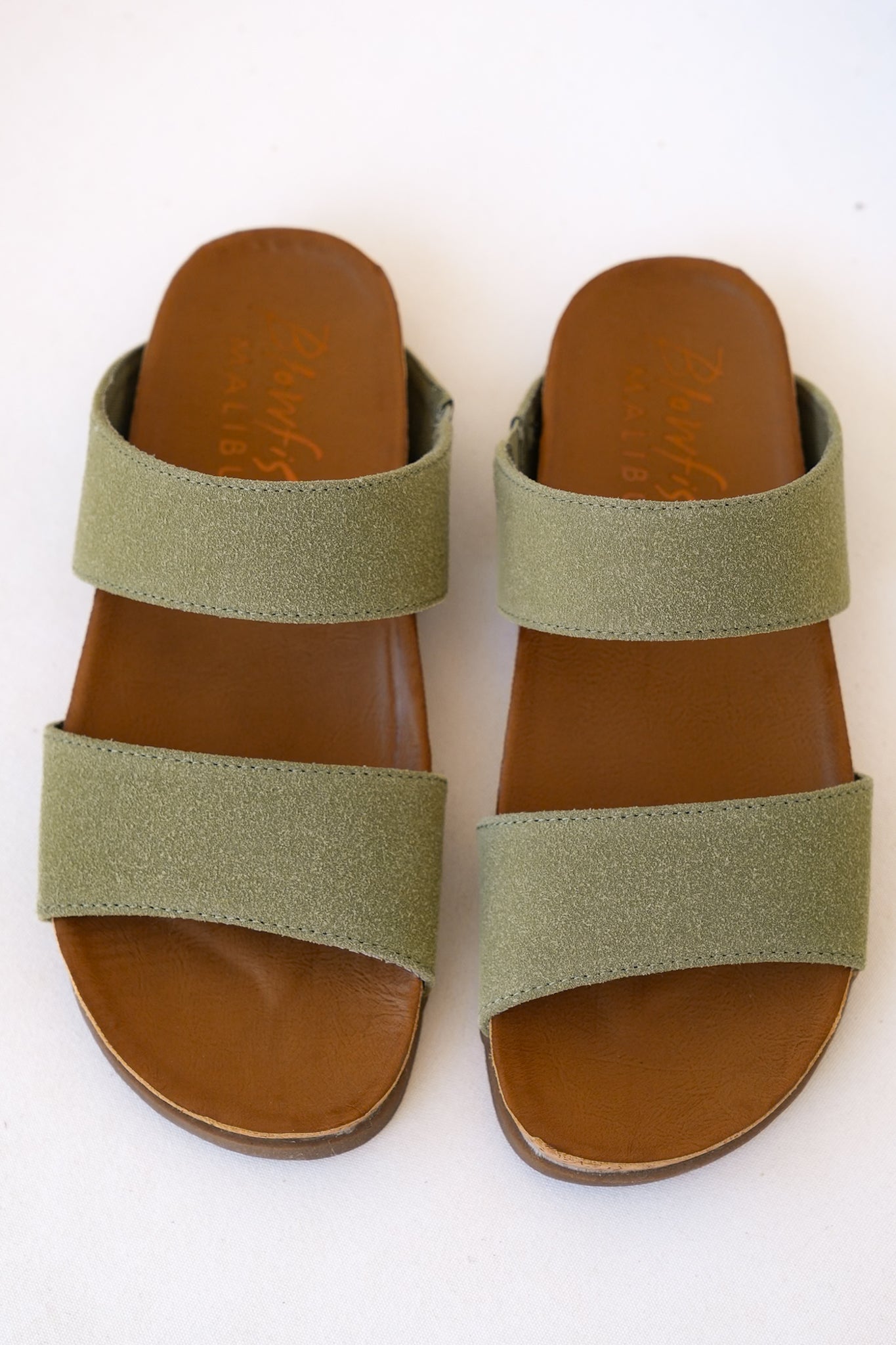Blowfish Vegan Suede Double Strap Sandal