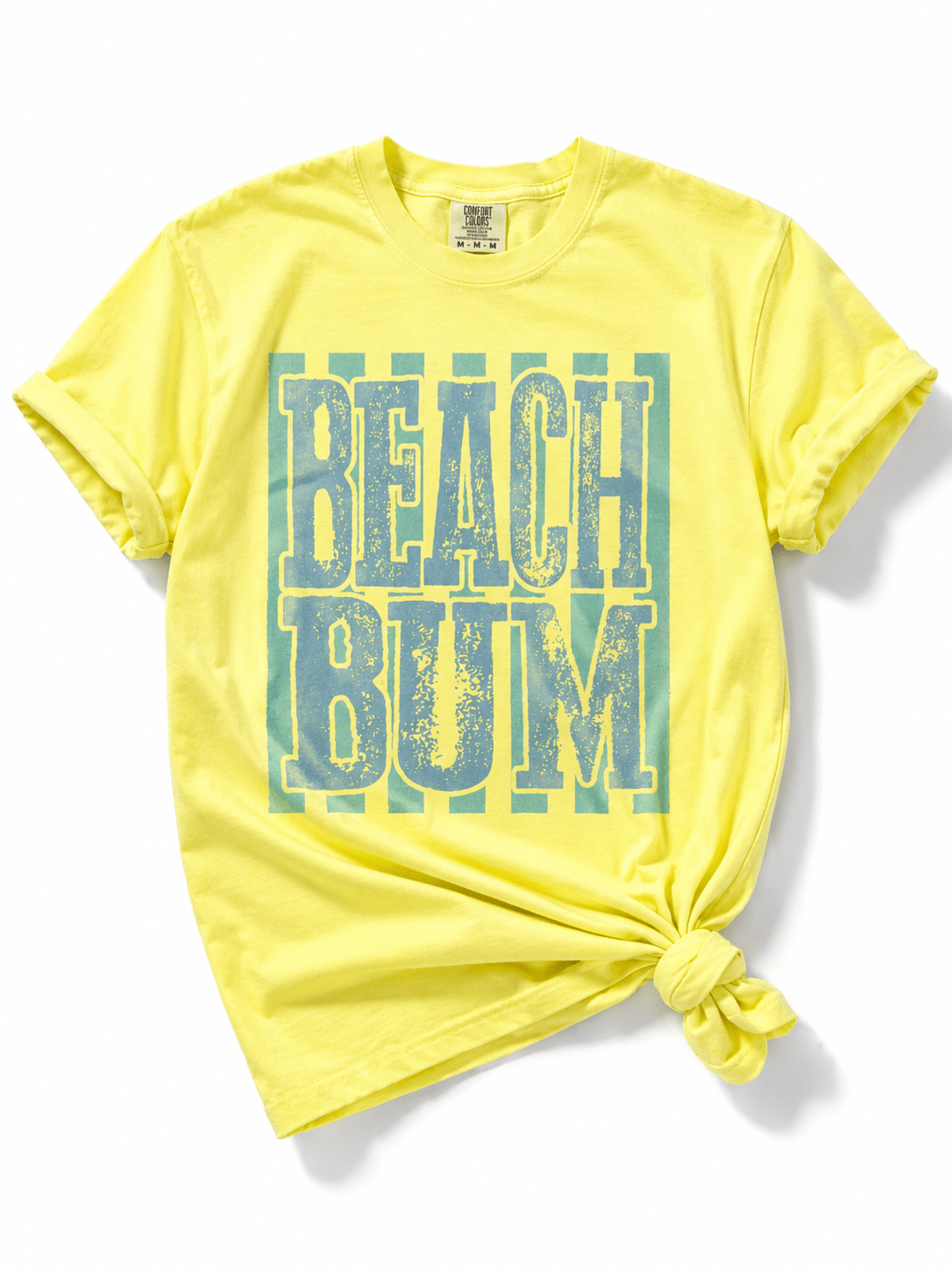 Plus/Reg Short Sleeve "Beach Bum" Graphic Tee - Freckled Poppy