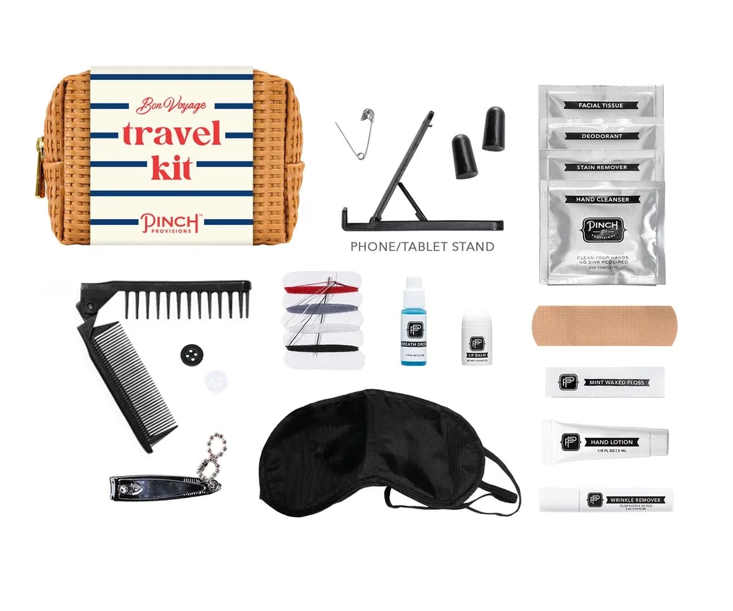 Basketweave Travel Kit