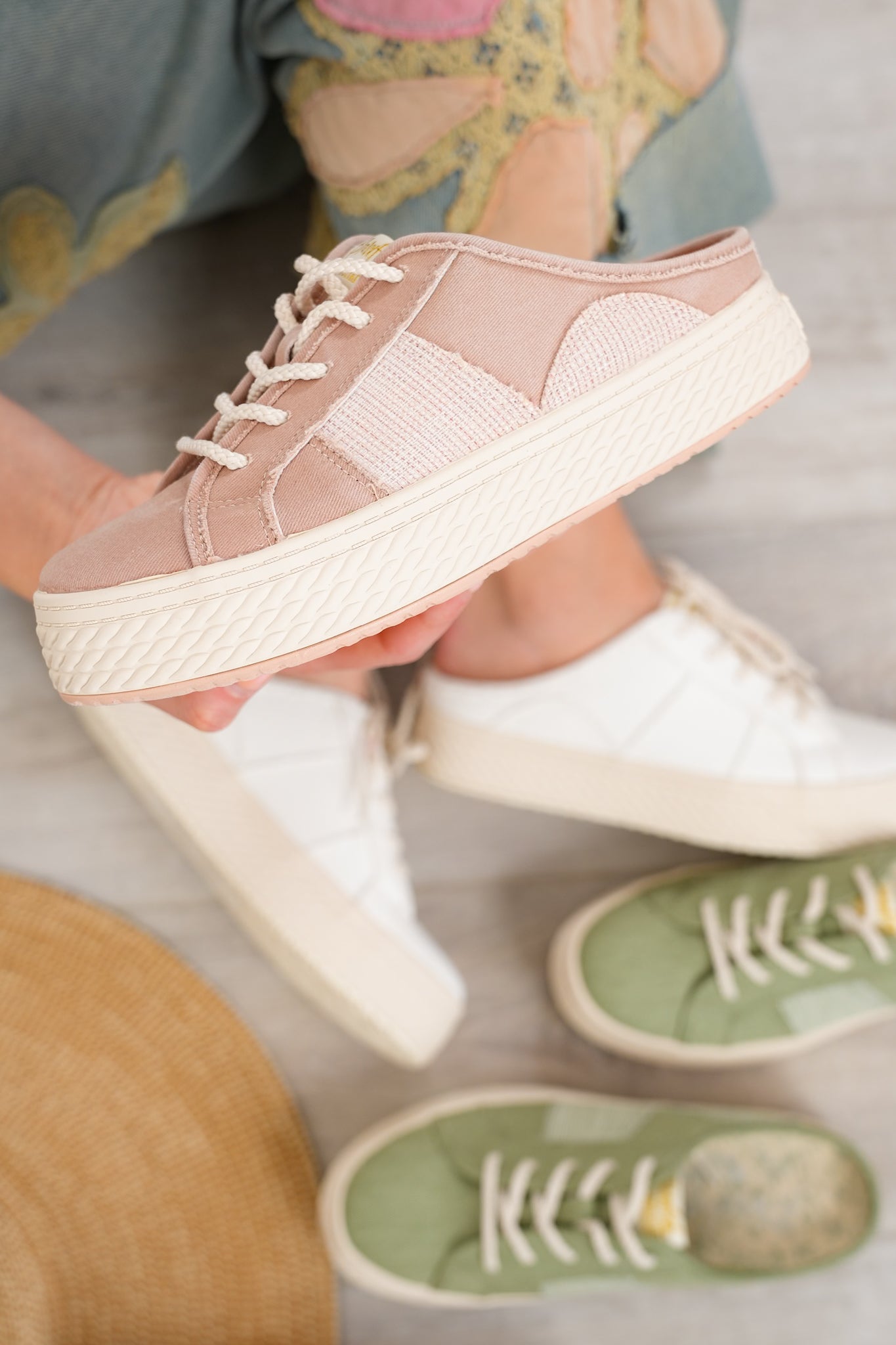 Blowfish Backless Slip On Mule Sneaker