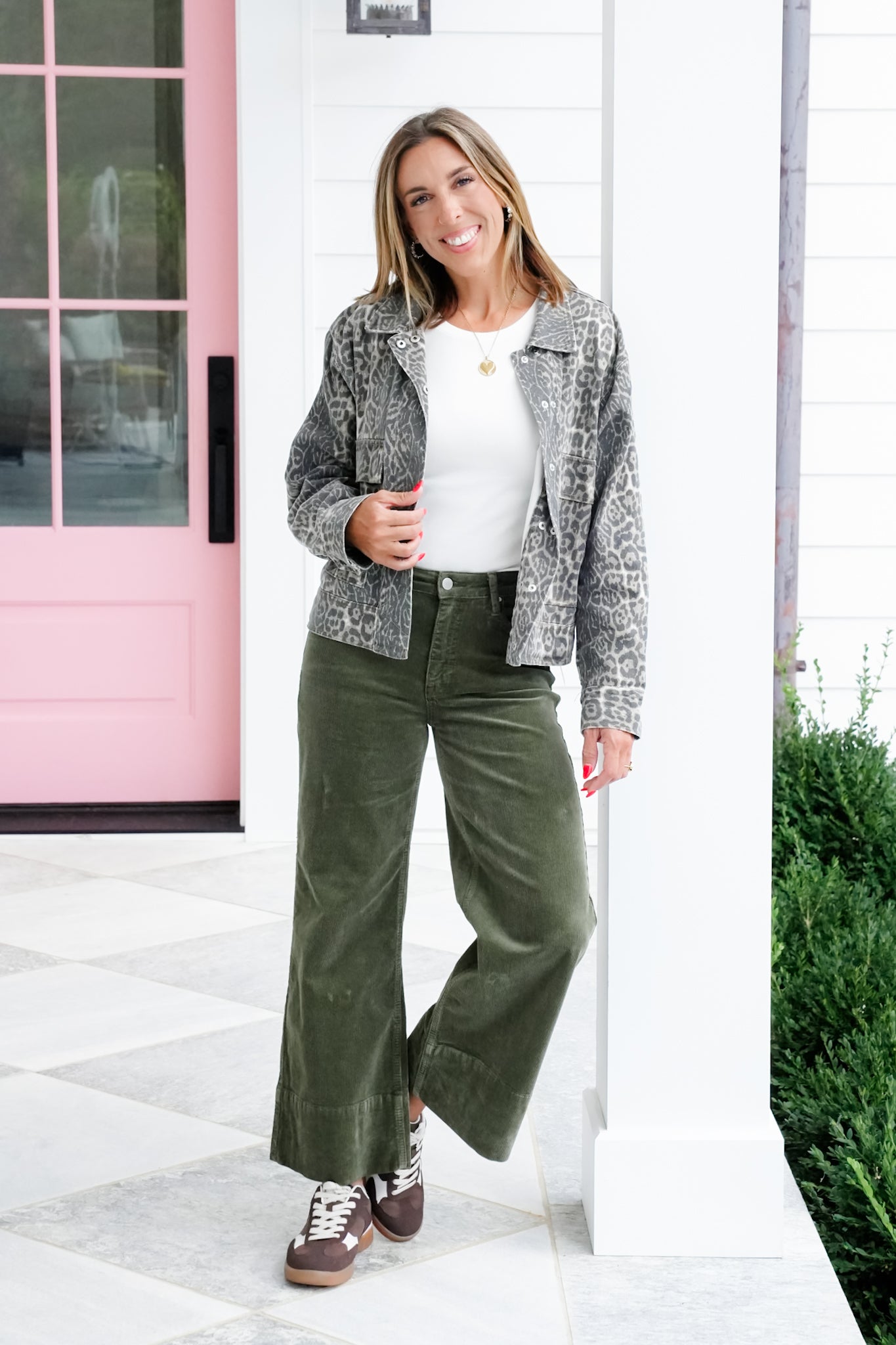 Risen High Rise Corduroy Wide Leg Pants