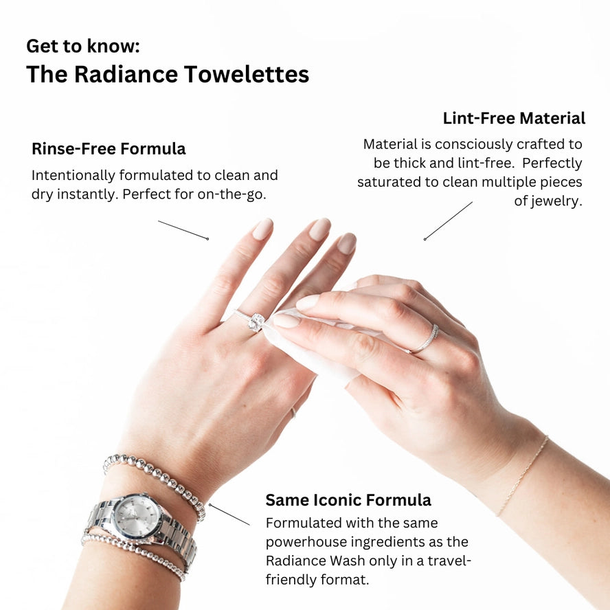 Radiance Towelettes - Luxury Jewelry Wipes