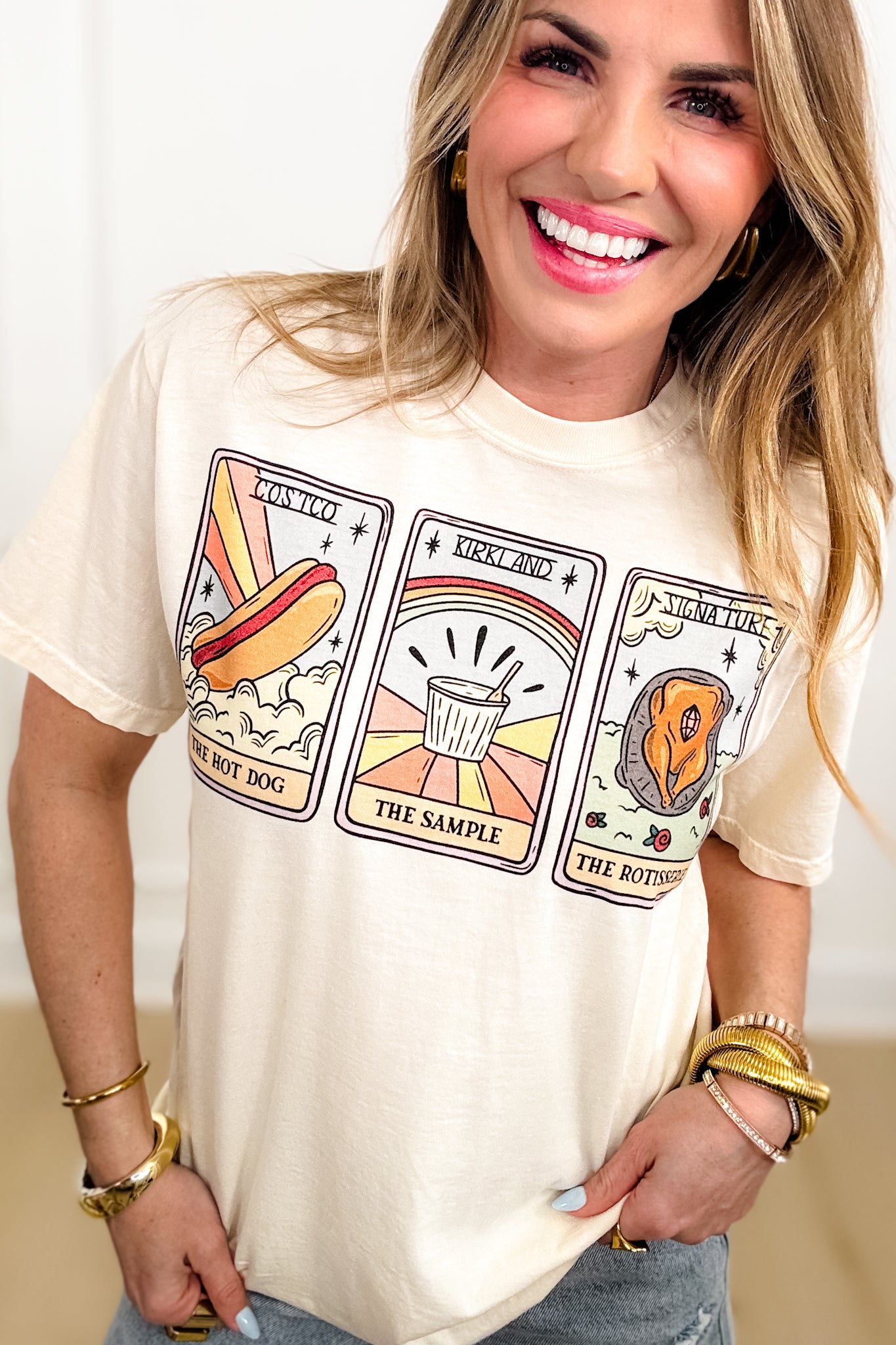 Plus/Reg Short Sleeve "Costco, Kirkland, Signatures" Graphic Tee