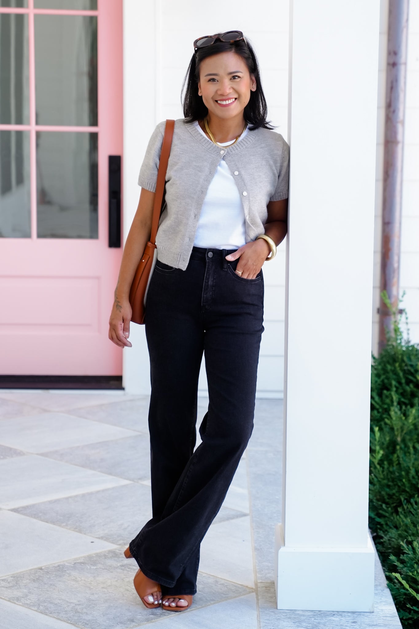 Mica High Rise Black Wide Leg Jeans