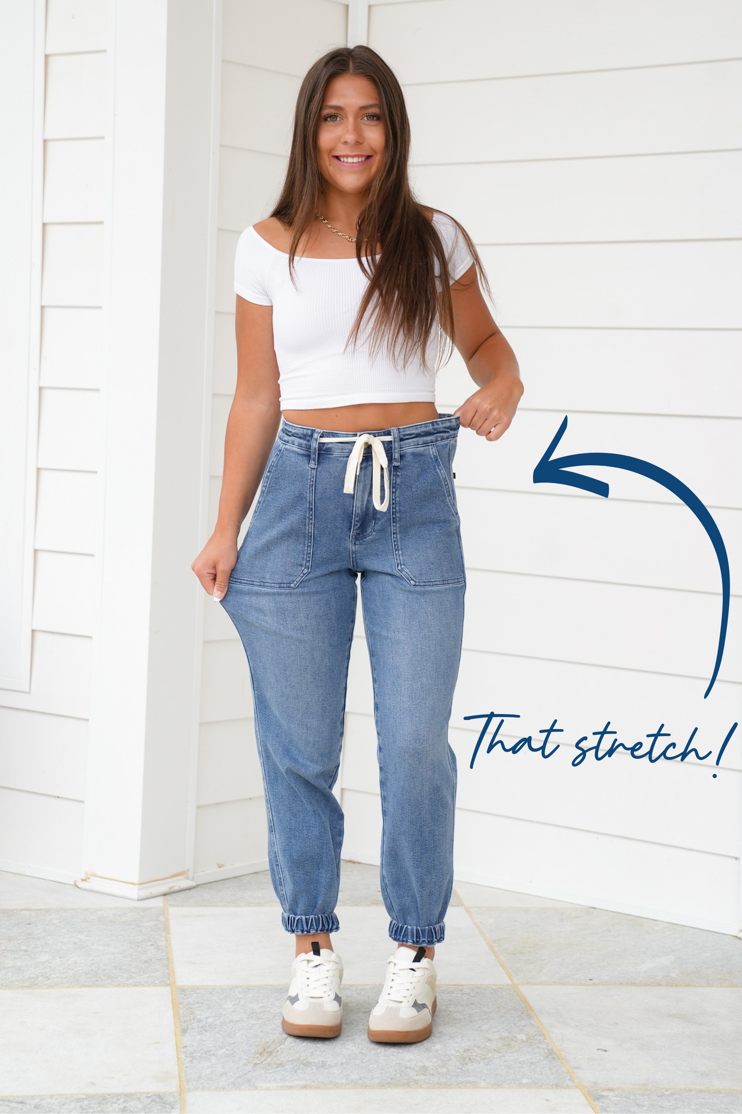 Judy Blue High Rise Medium Wash Joggers