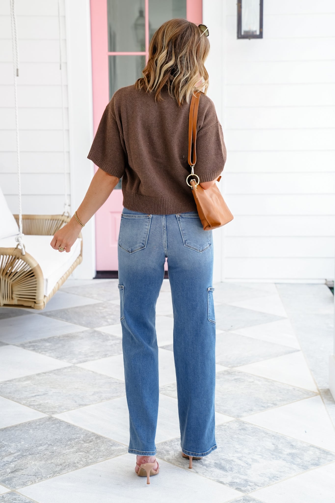 Judy Blue High Rise Medium Wash 90's Straight Leg Jeans with Side Pockets